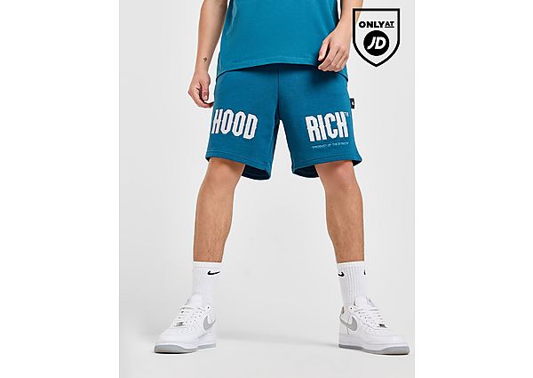 Hoodrich Fade Shorts Blue- Heren Blue