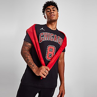Chicago Bulls Leggings Pants Mens XL Black Red Logo Basketball