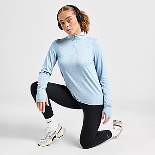 Nike Air Dri-FIT Women's 1/4-Zip Running Crop Top