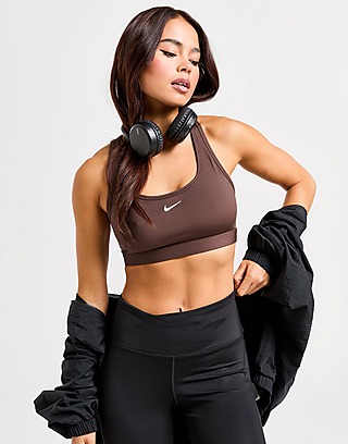 Grey Sports Bras. Nike SG