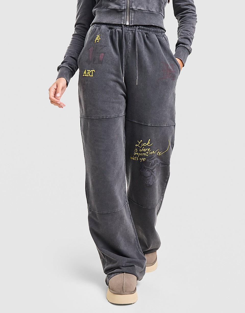 Flame Tiger Wide Joggers