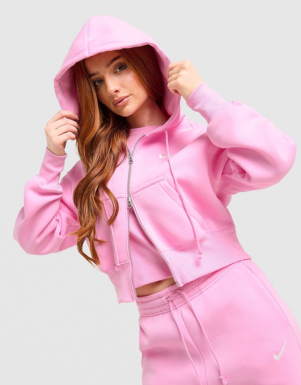 Phoenix Crop Full Zip Hoodie