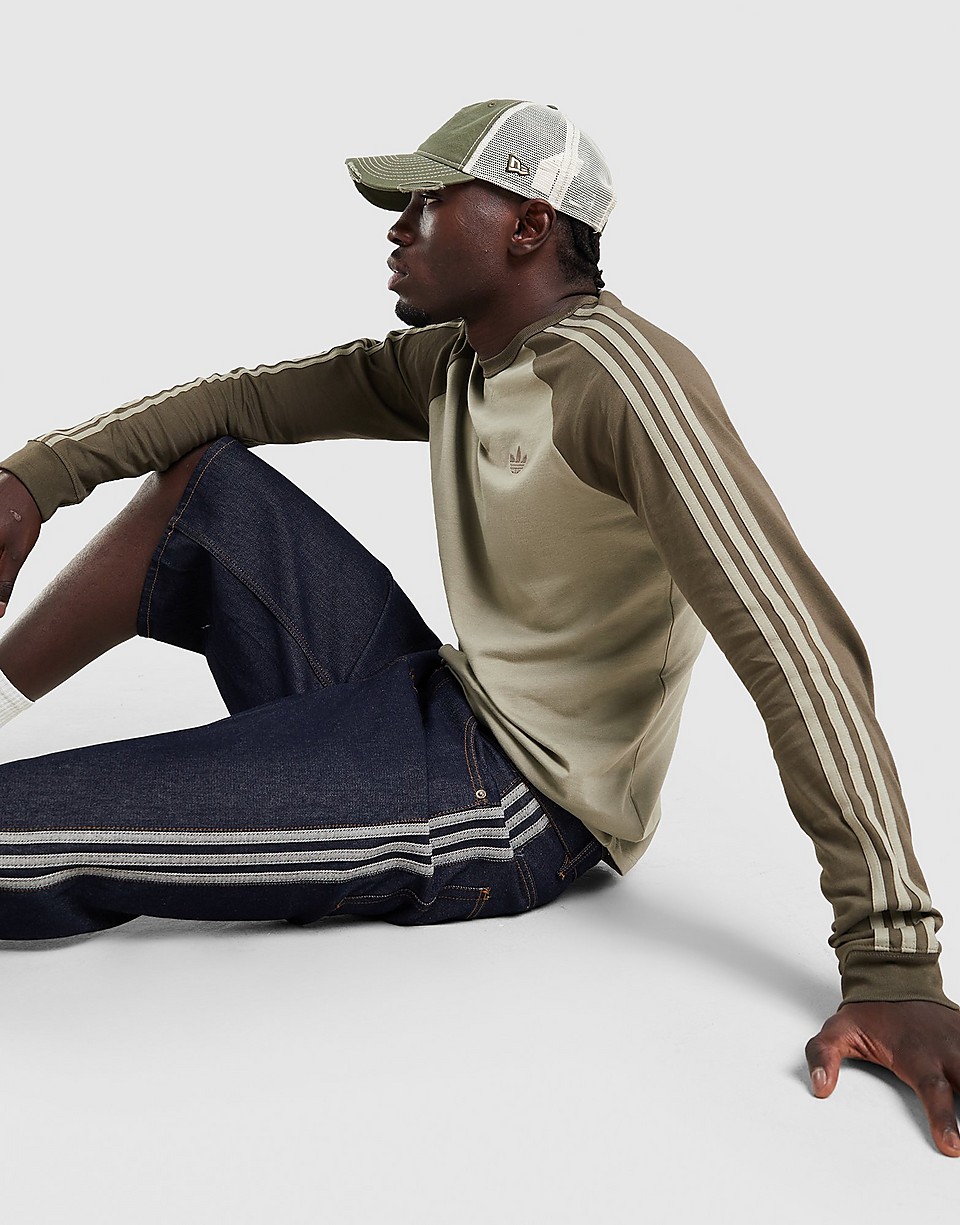 Adicolor 3-Stripe Long Sleeve T-Shirt
