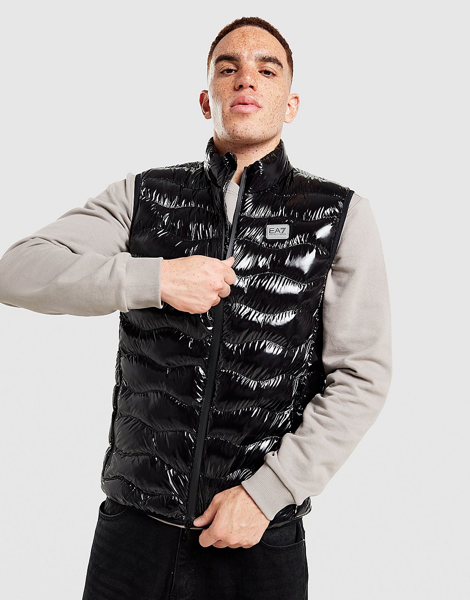 Shiny Baffle Gilet