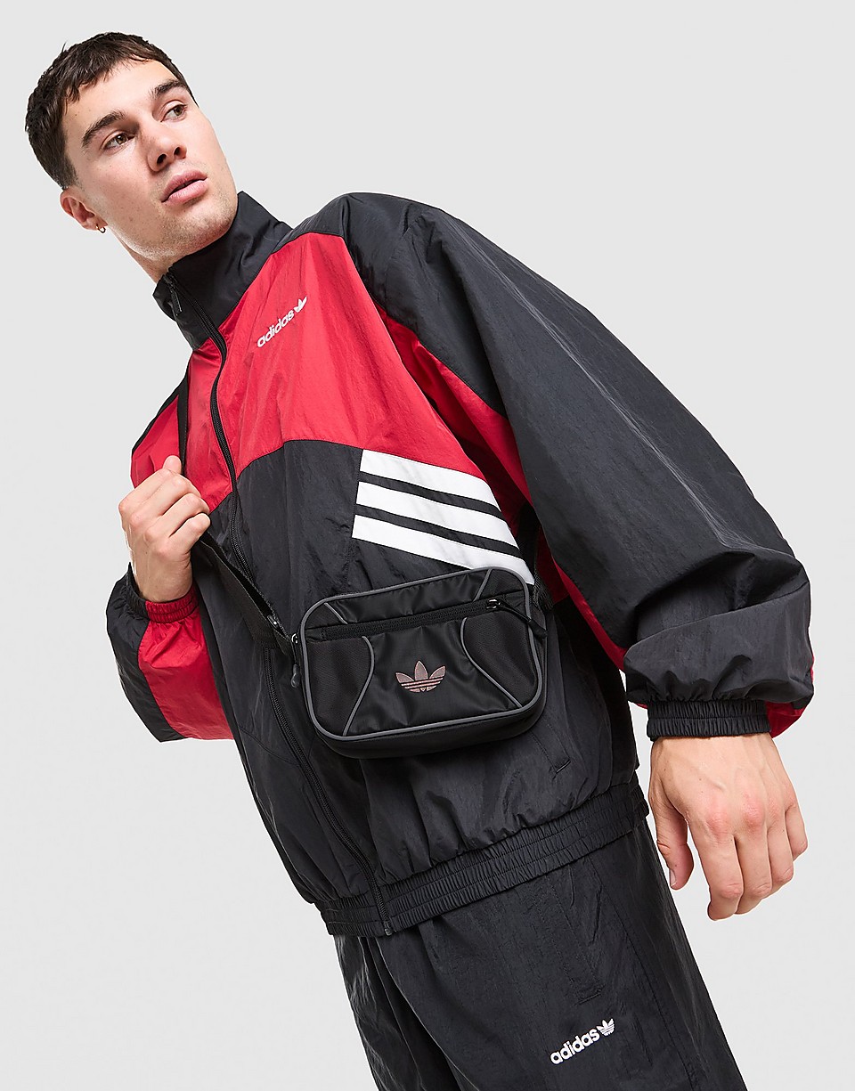 Reflective Trefoil Messenger Bag