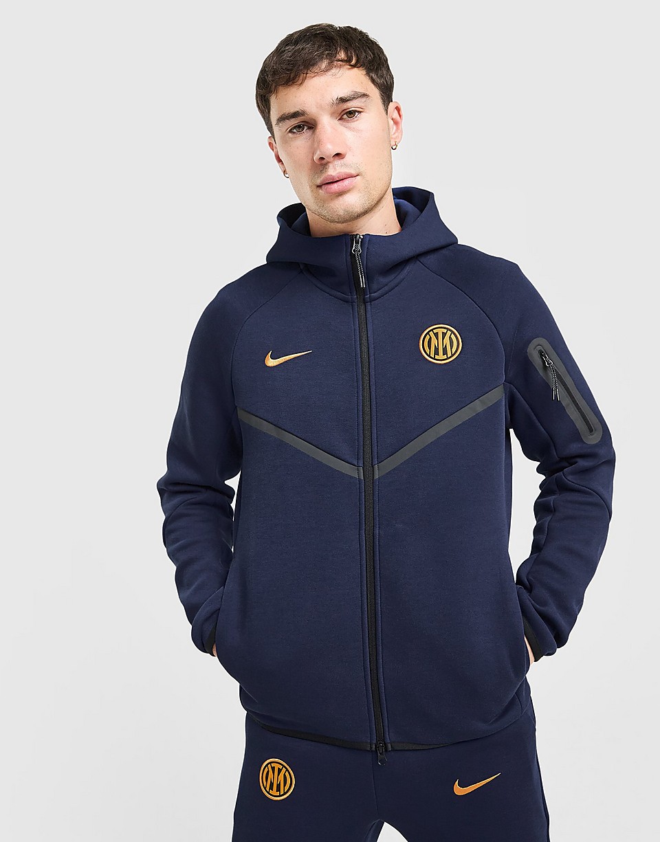 Inter Milan Tech Fleece Full Zip Hoodie