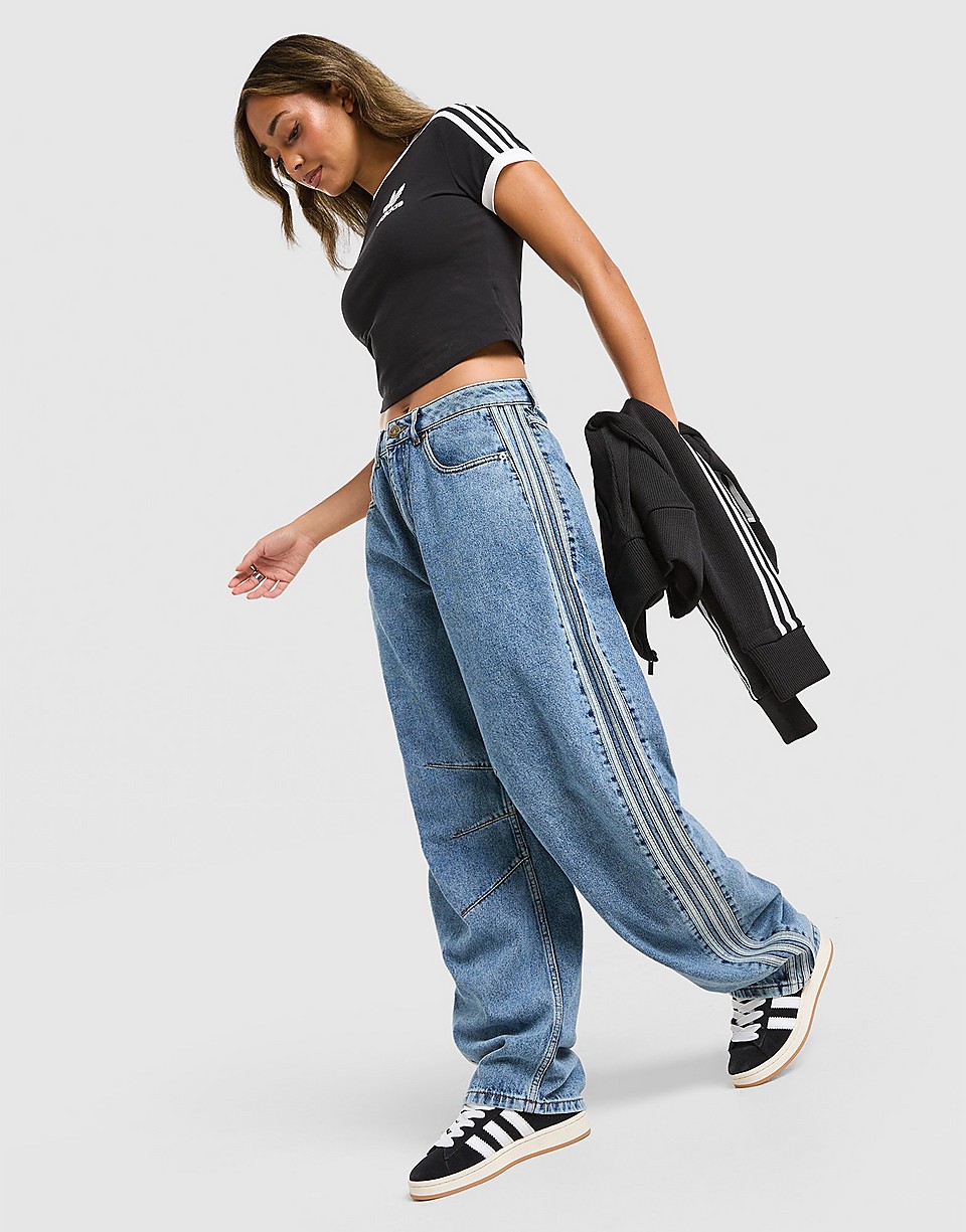 Barrel Leg Denim Jeans
