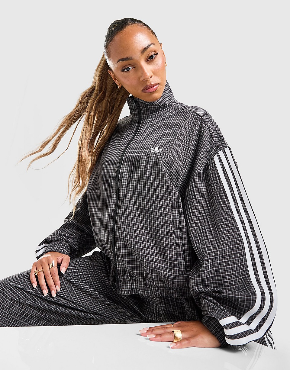 3-Stripes Checks Tartan Track Top