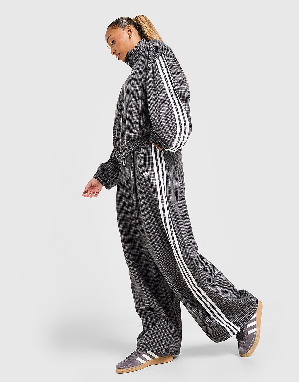 3-Stripes Checks Loose Track Pants