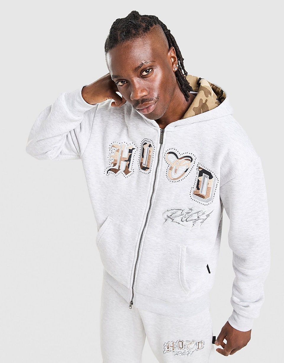 Camo Iron Full Zip Hoodie