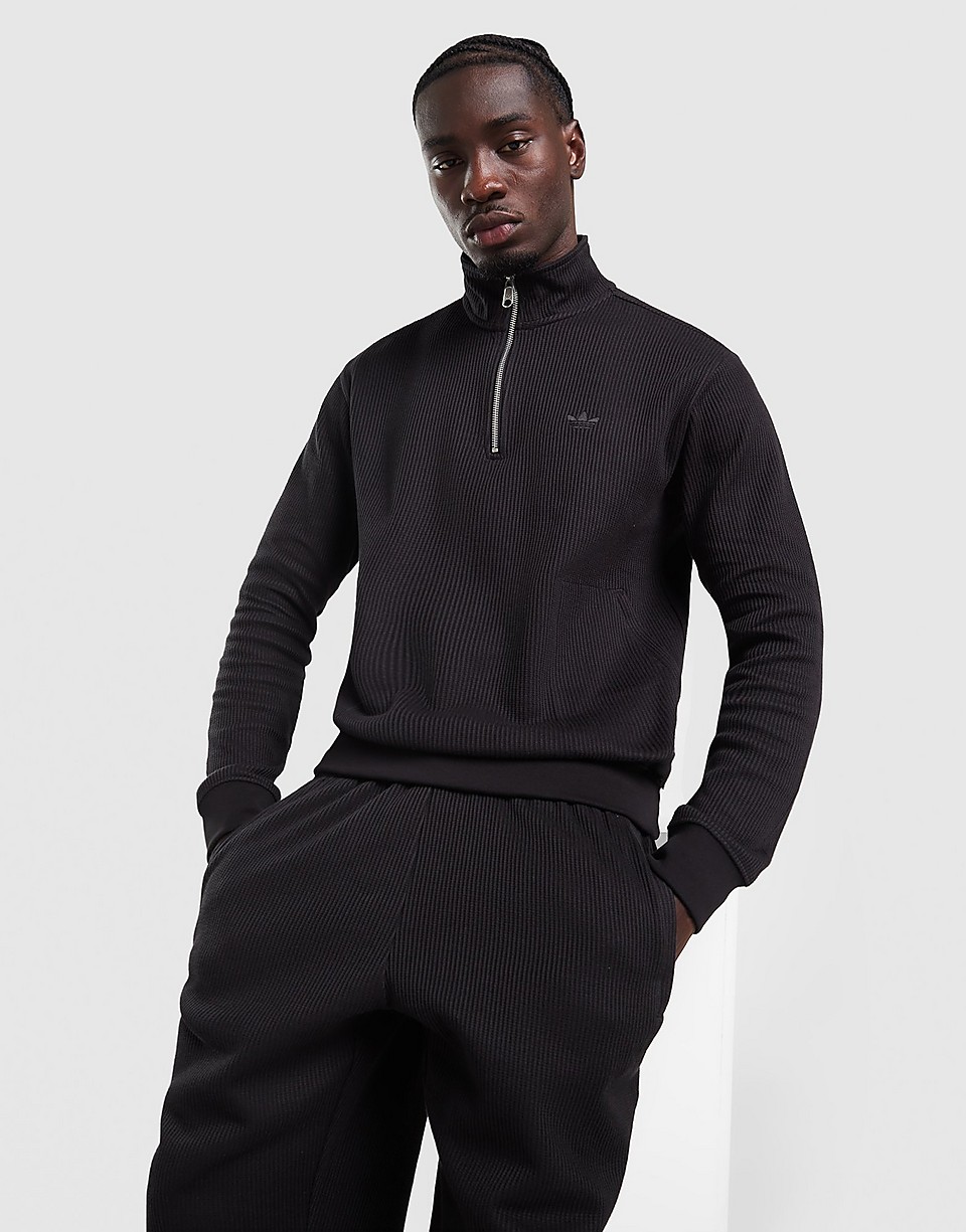 Waffle 1/4 Zip Sweatshirt