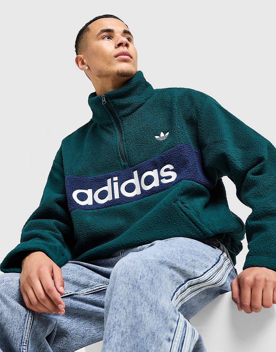 Sherpa 1/4 Zip Fleece Sweatshirt
