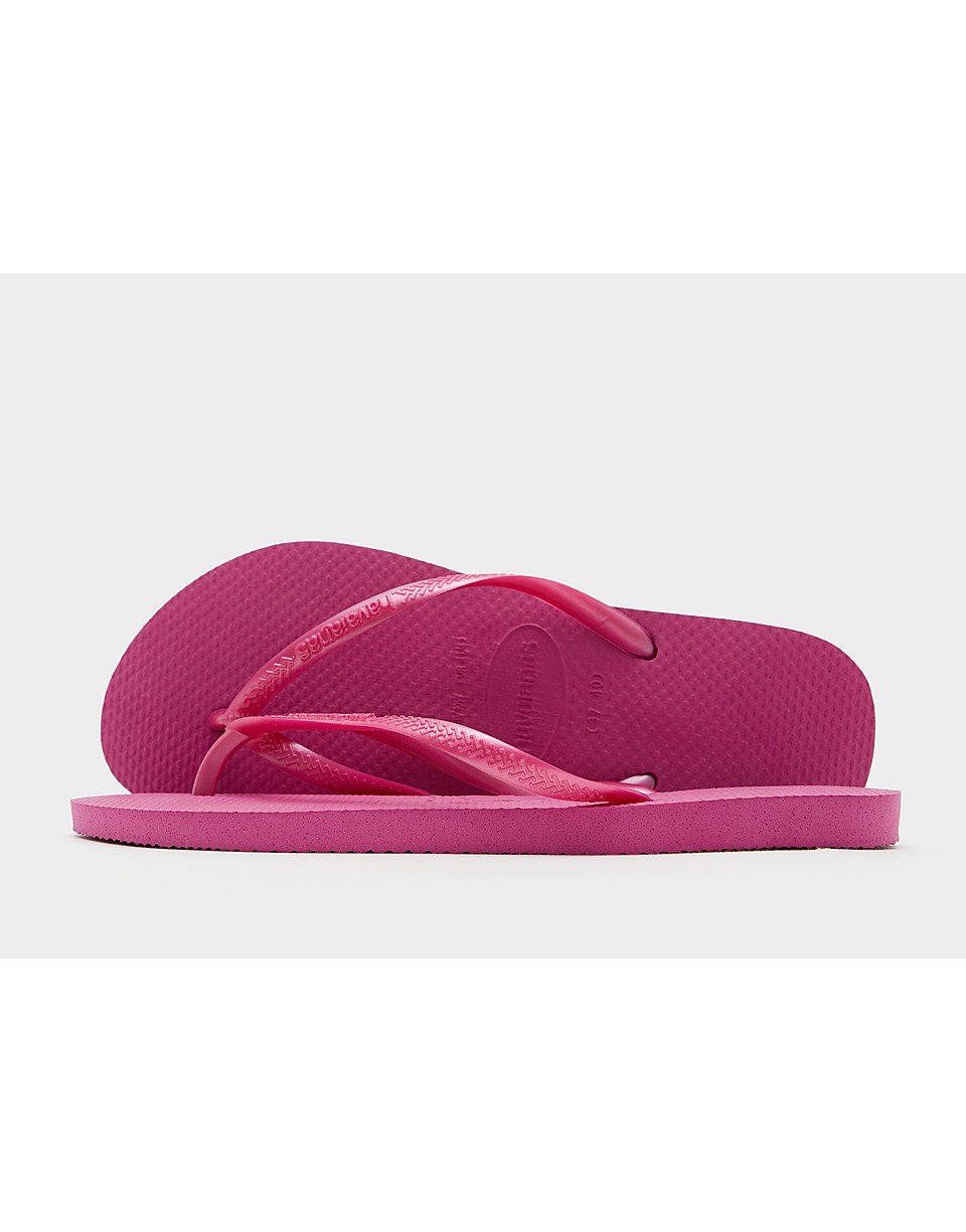 Slim Logo Metallic Flip Flops Women's