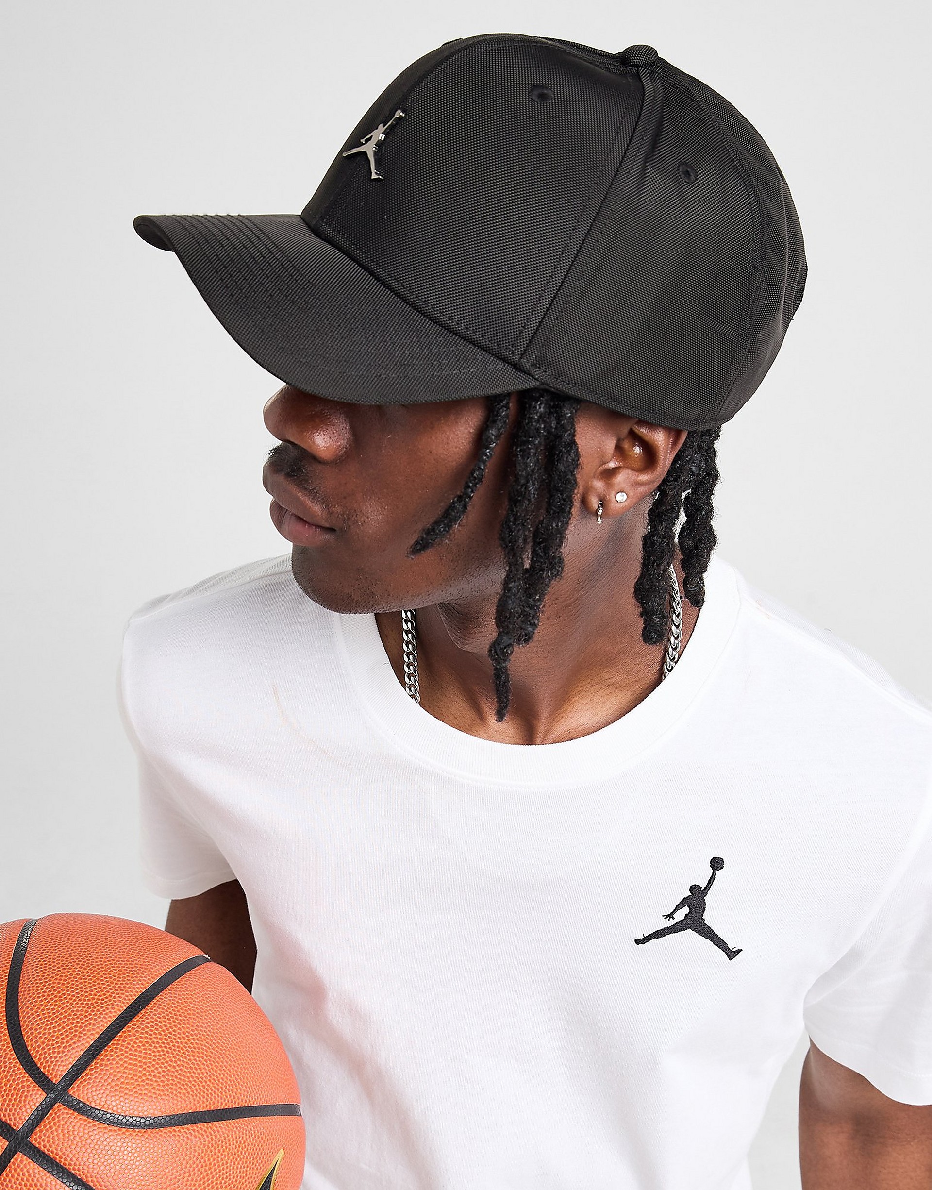 Jordan adjustable Keps Rise Cap Metallic Jumpman Black Adjustable dam – bild 2