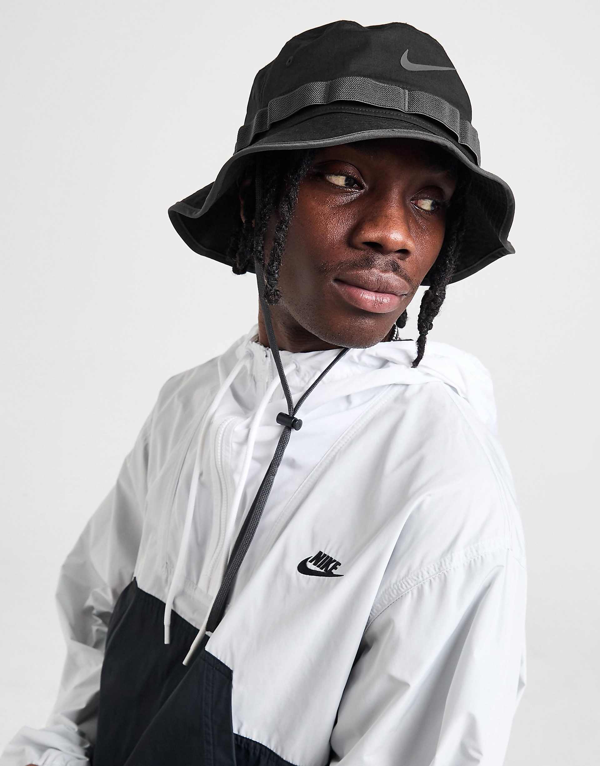 NIKE Svart bucket Hatt Dri-fit Apex Black/Anthracite Bucket dam – bild 2