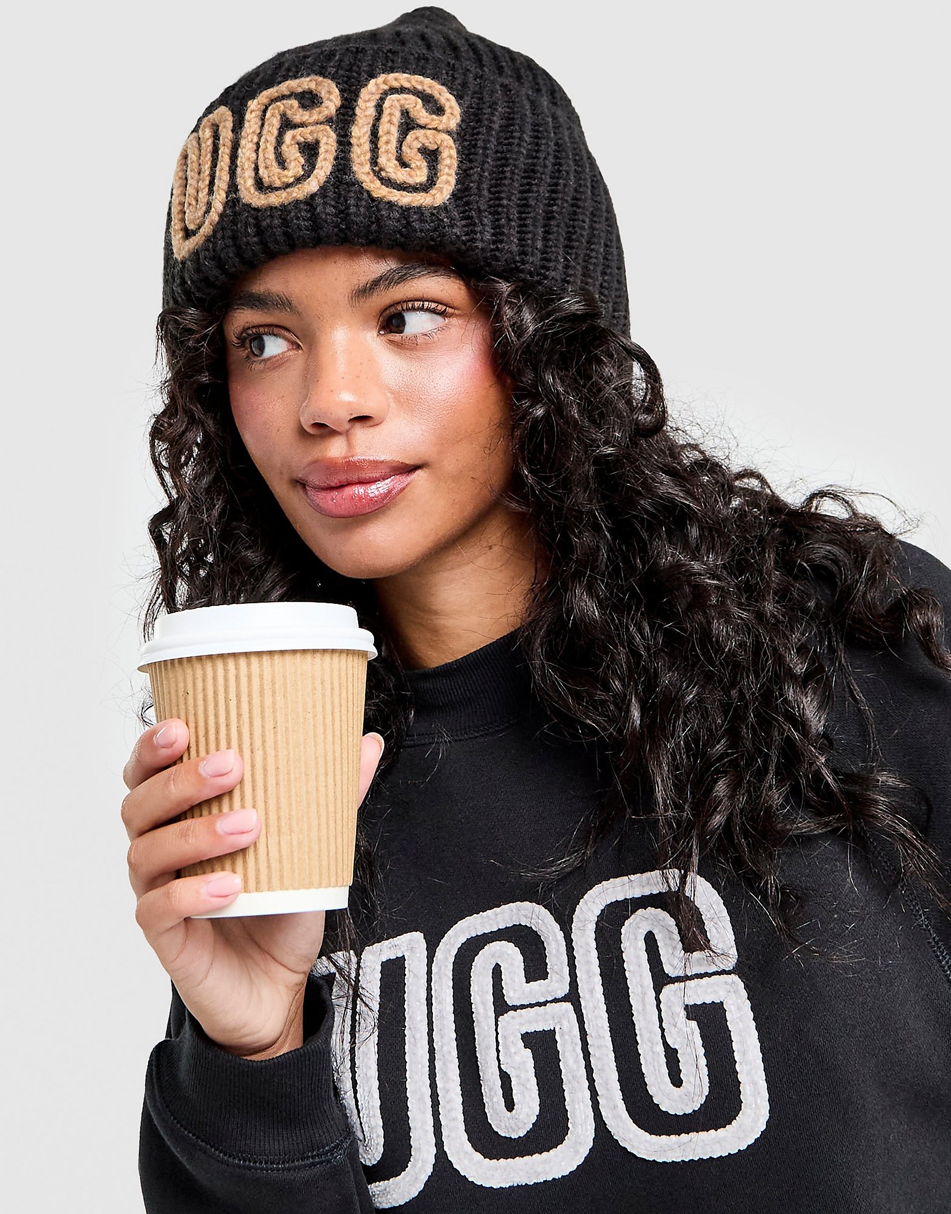 UGG Chunky Crafted Rib Beanie Hat mössor dam