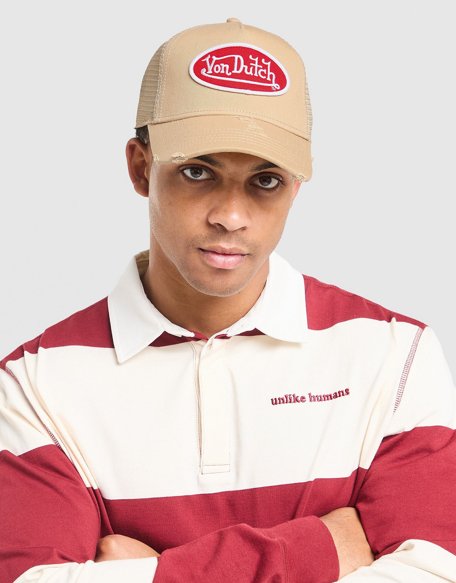 Von Dutch Distressed Trucker Cap kepsar dam