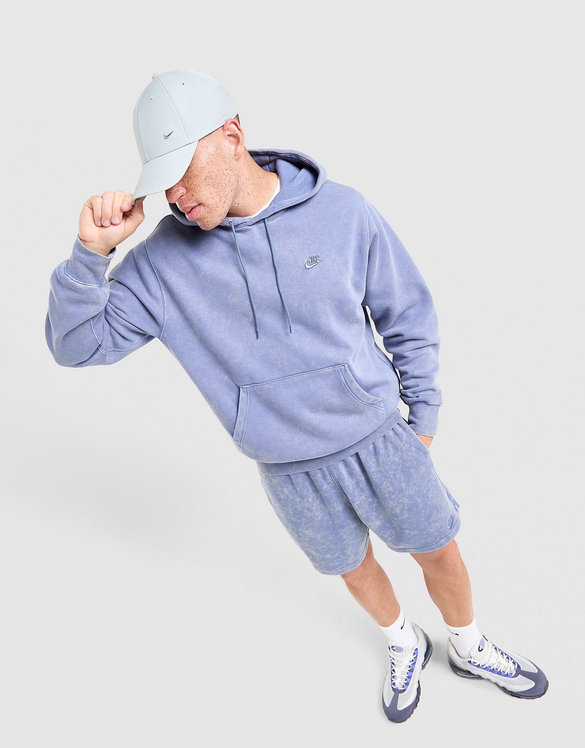 NIKE Washed Hoodie herr