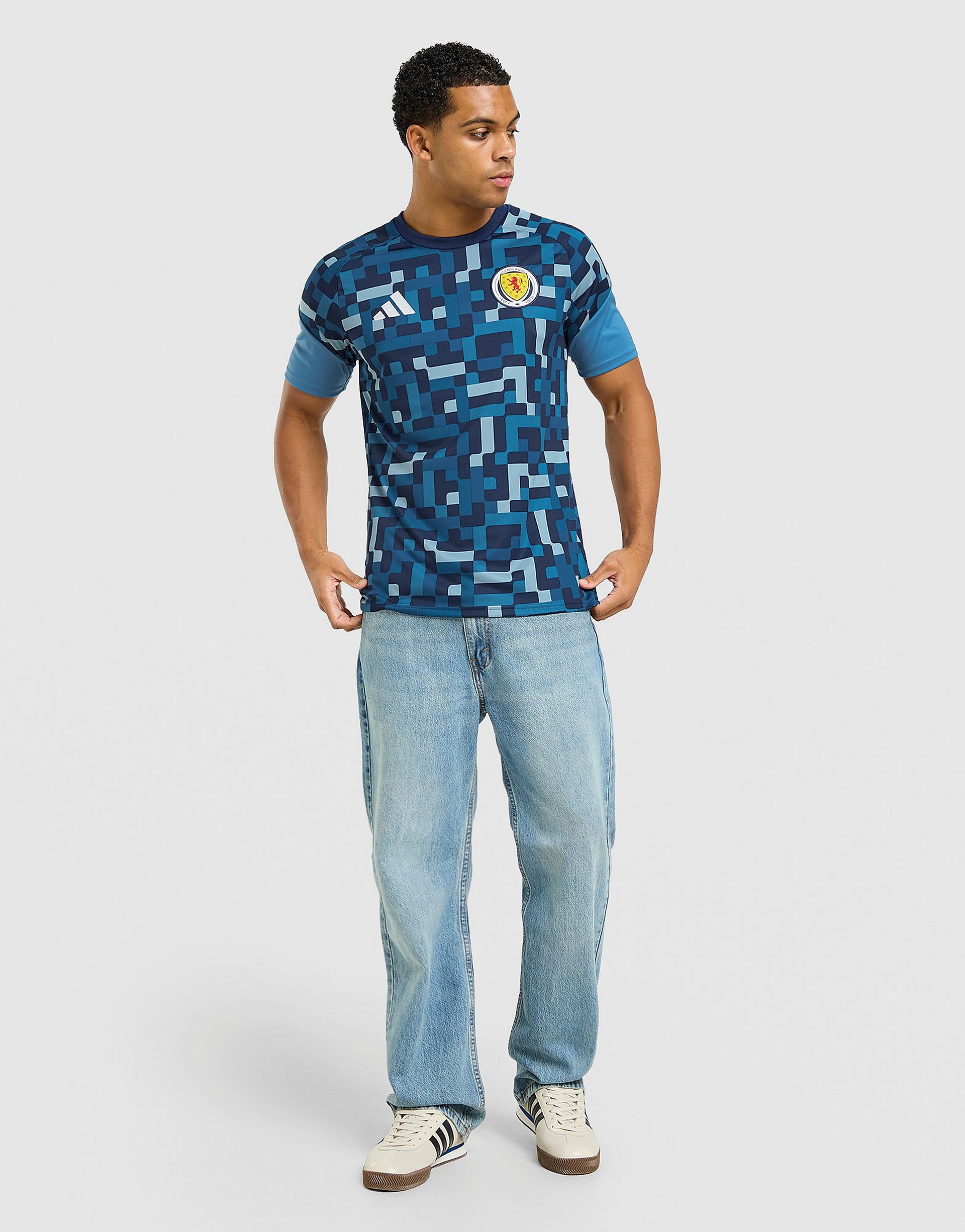 Adidas Scotland 2026 Pre Match Shirt t-shirts herr