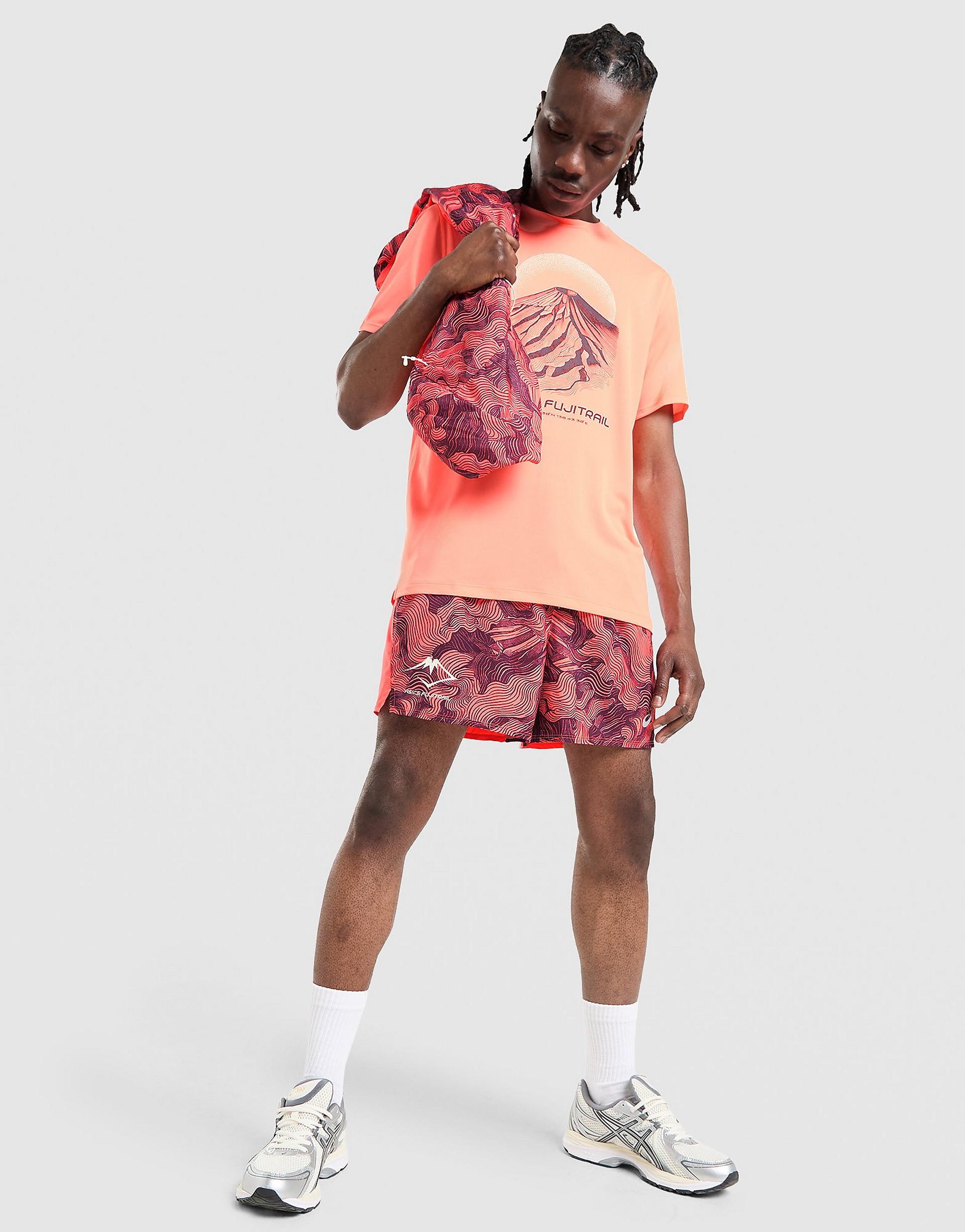 ASICS Fujitrail All Over Print 5In Short shorts herr – bild 7