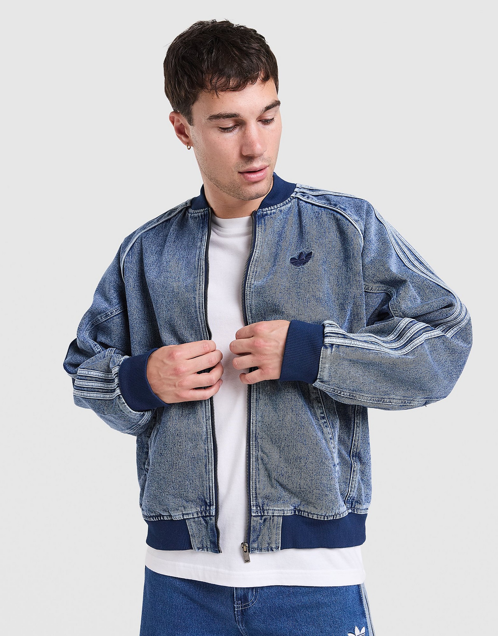 Adidas Originals SST Gothic Denim Track Top jackor herr