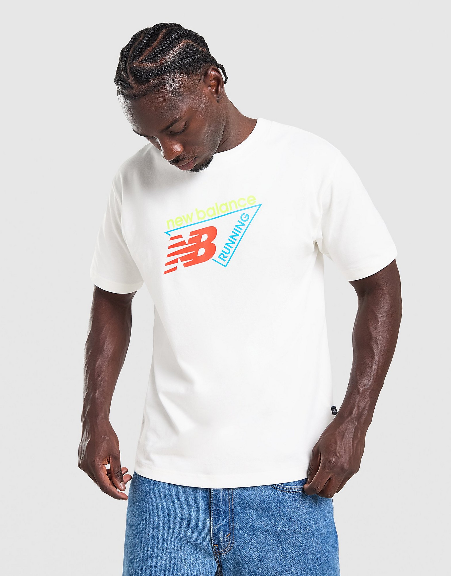 New Balance Triangle Logo T-Shirt herr