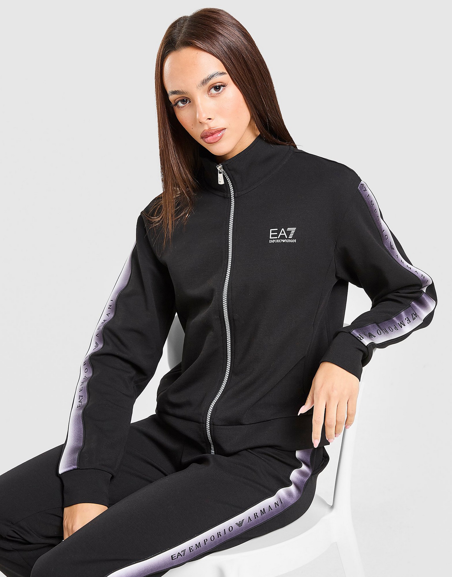 EA7 Emporio Armani VENTUS7 Tape Tracksuit tröjor dam