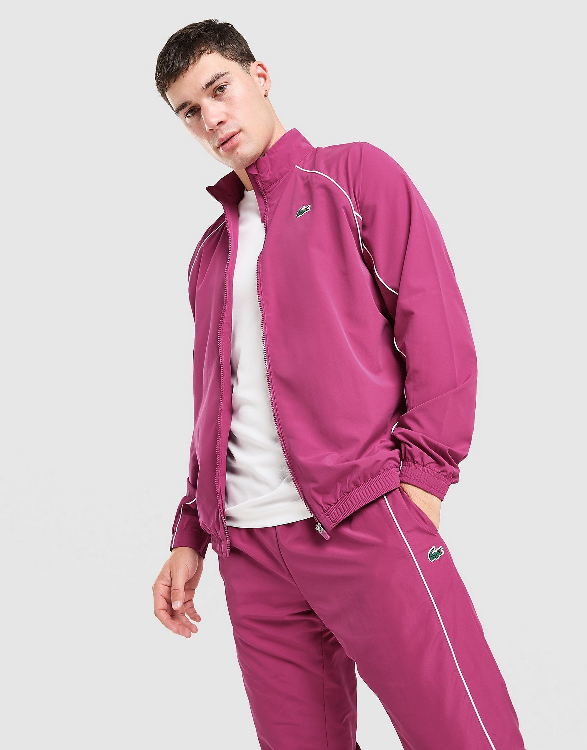 LACOSTE Woven Track Top jackor herr