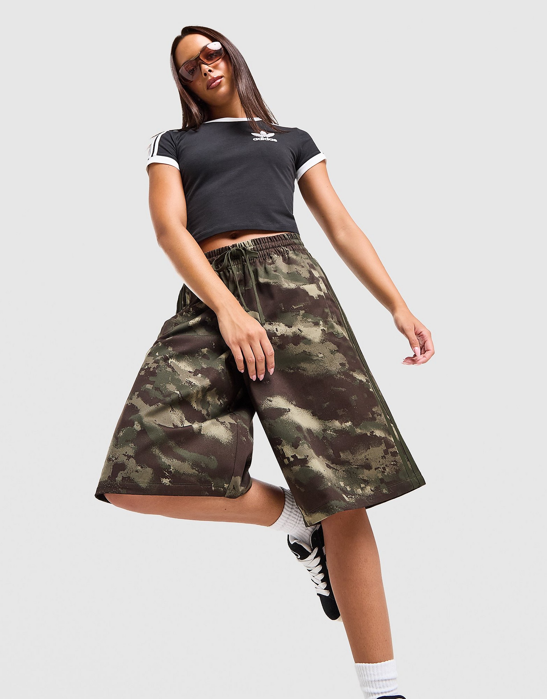 Adidas Originals Camo 3-Stripes Jorts shorts dam