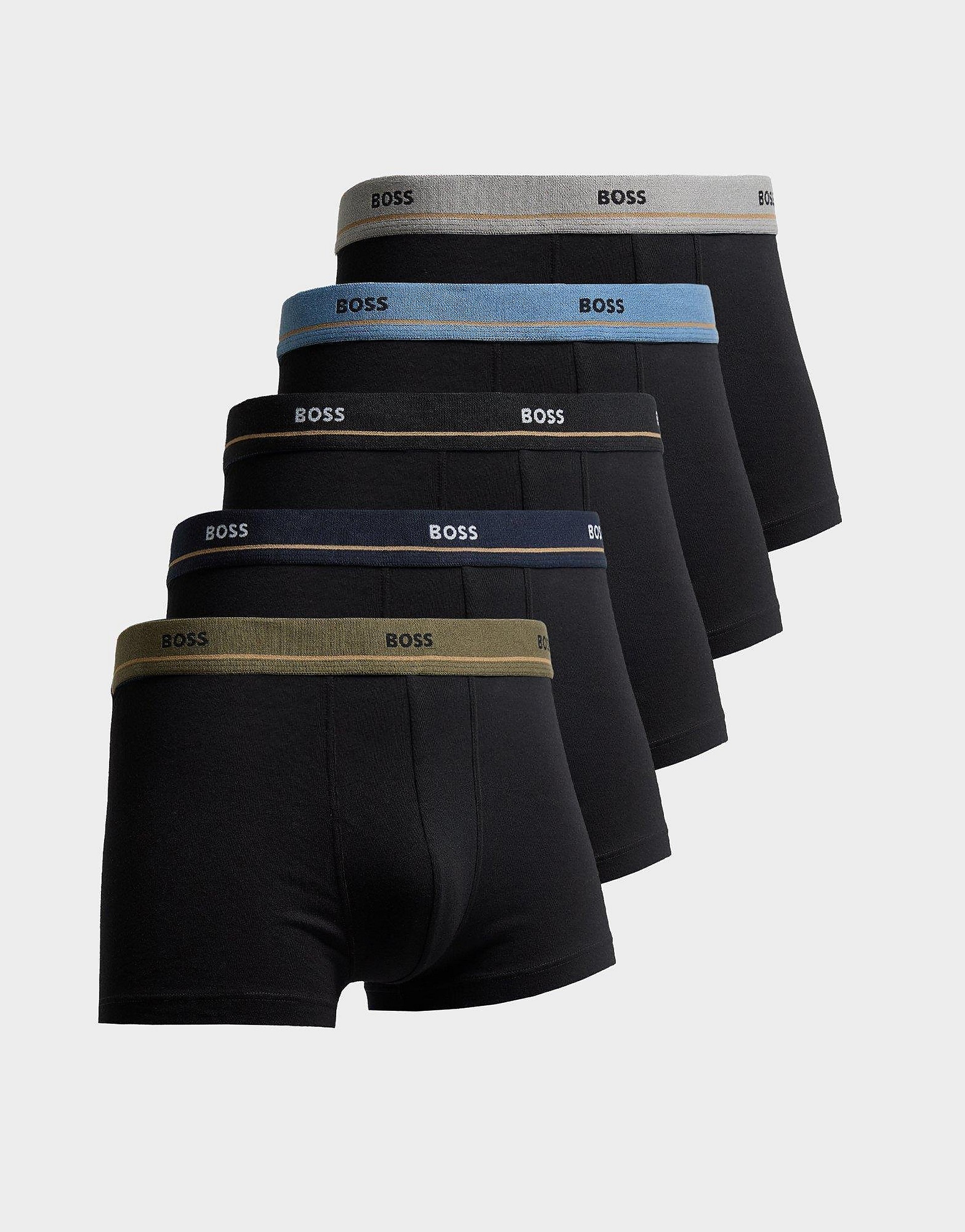 Boss Five-pack stretch-cotton trunks kalsonger herr – bild 4