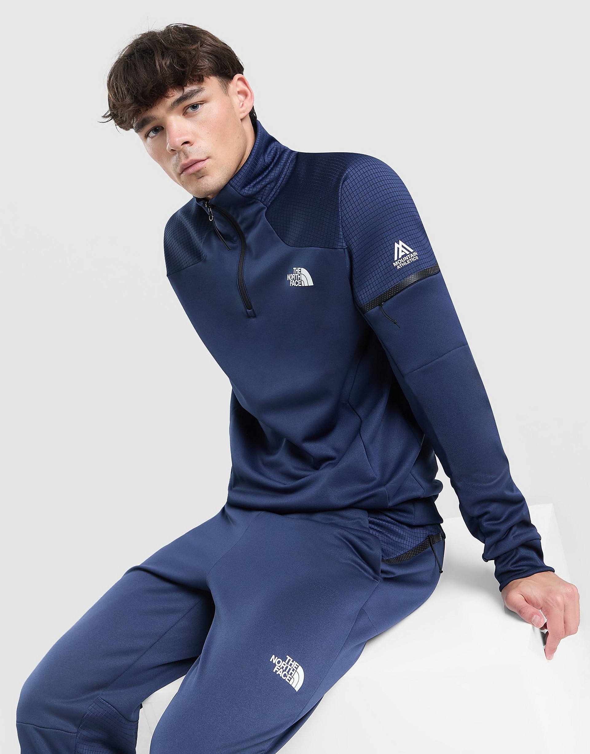 THE NORTH FACE Mountain Athletics 1/4 Zip Poly Fleece Top tröjor herr