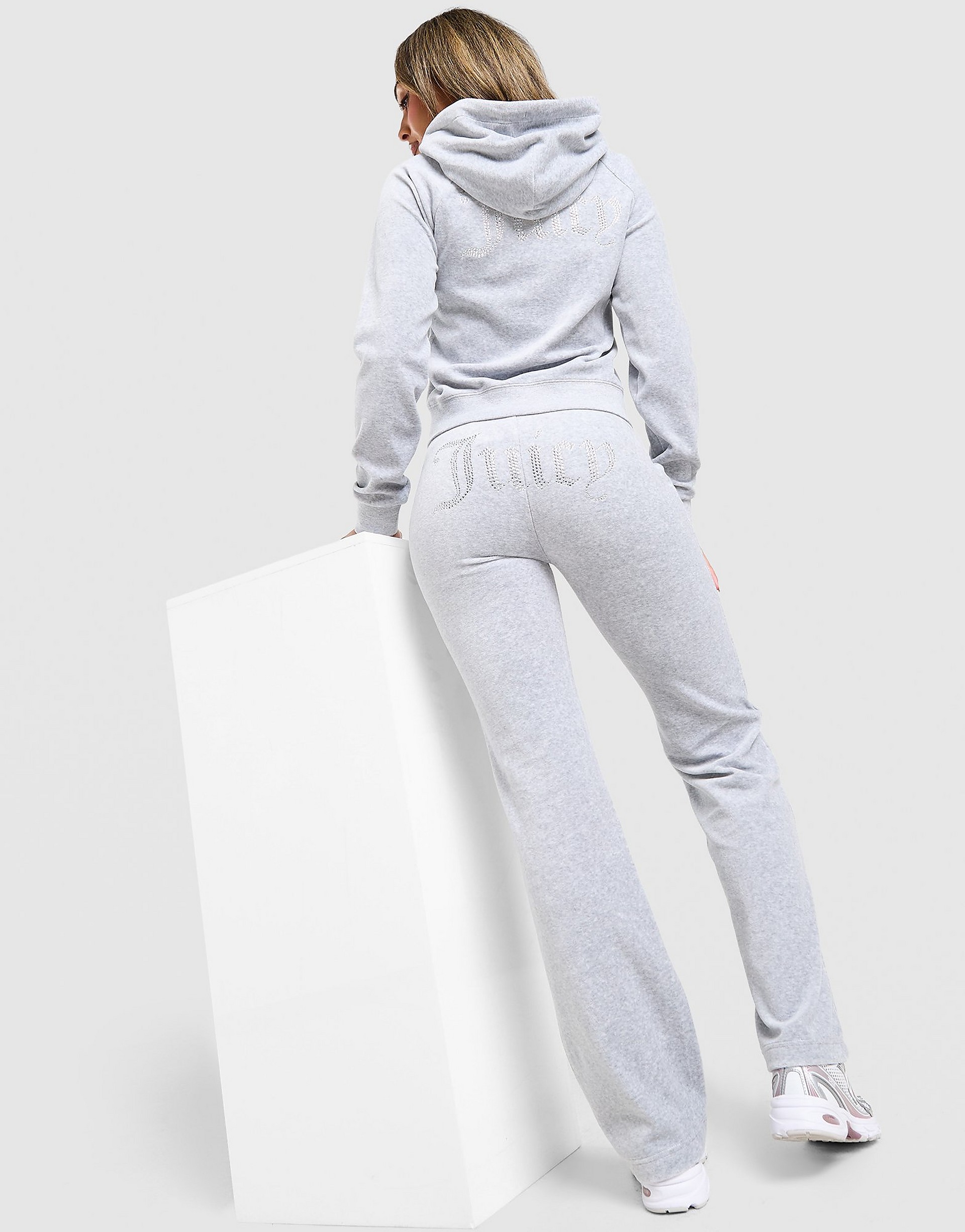 Juicy Couture Diamante JC Logo Joggers byxor dam