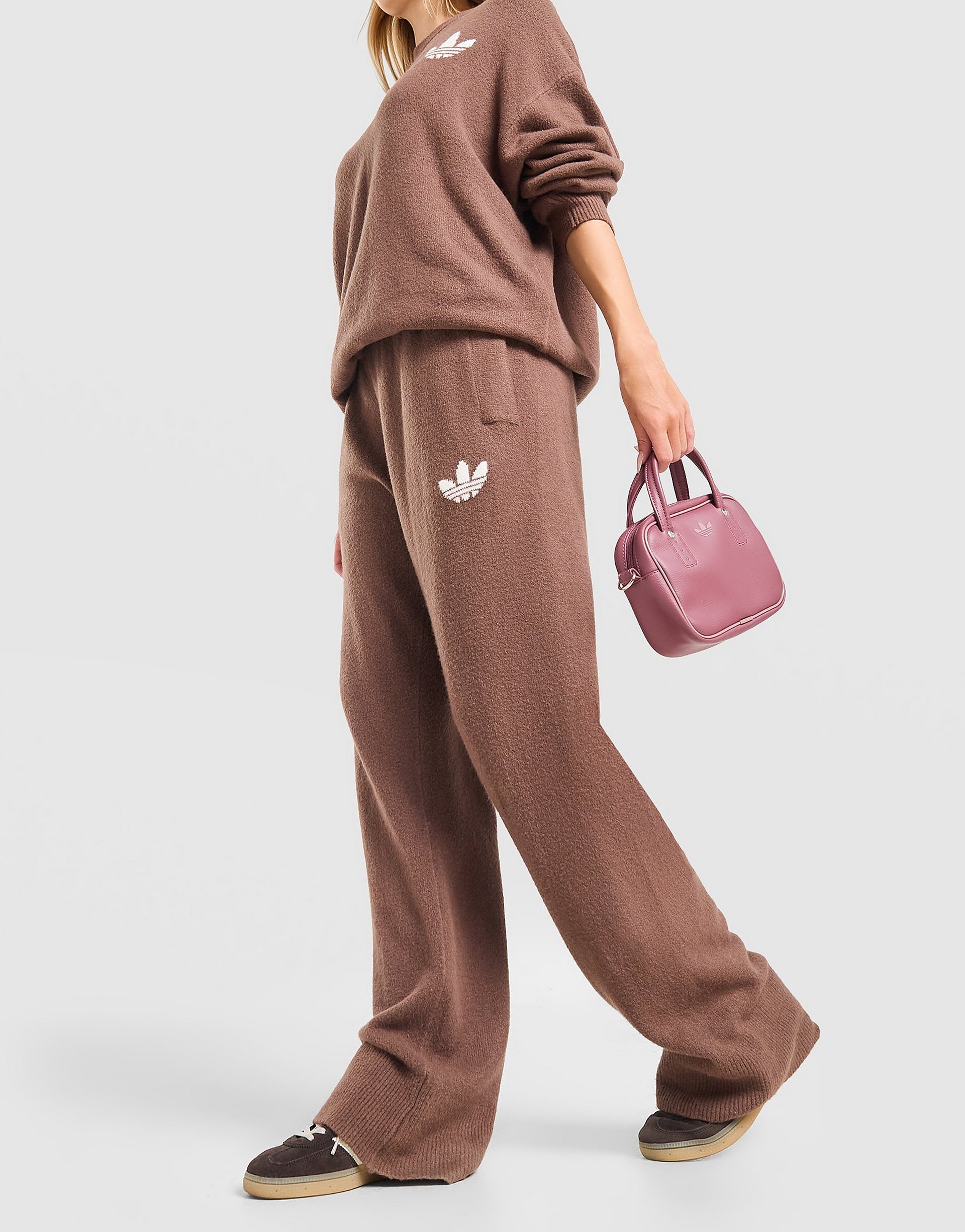 Adidas Originals Trefoil Knitted Joggers byxor dam