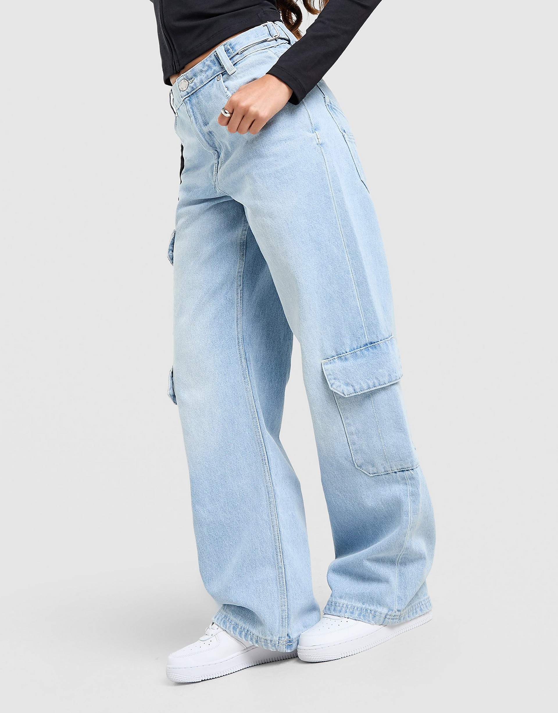 Hoodrich Sync Oversized Wide Leg Jeans dam