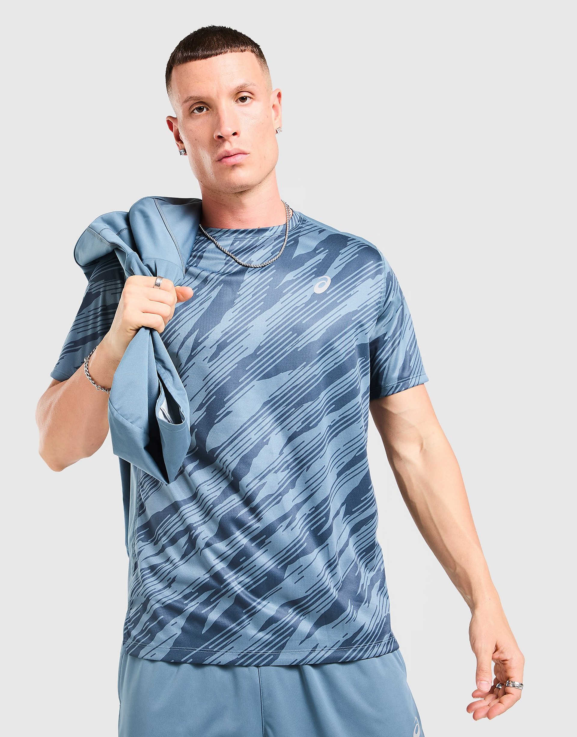 ASICS Core All Over Print T-Shirt herr