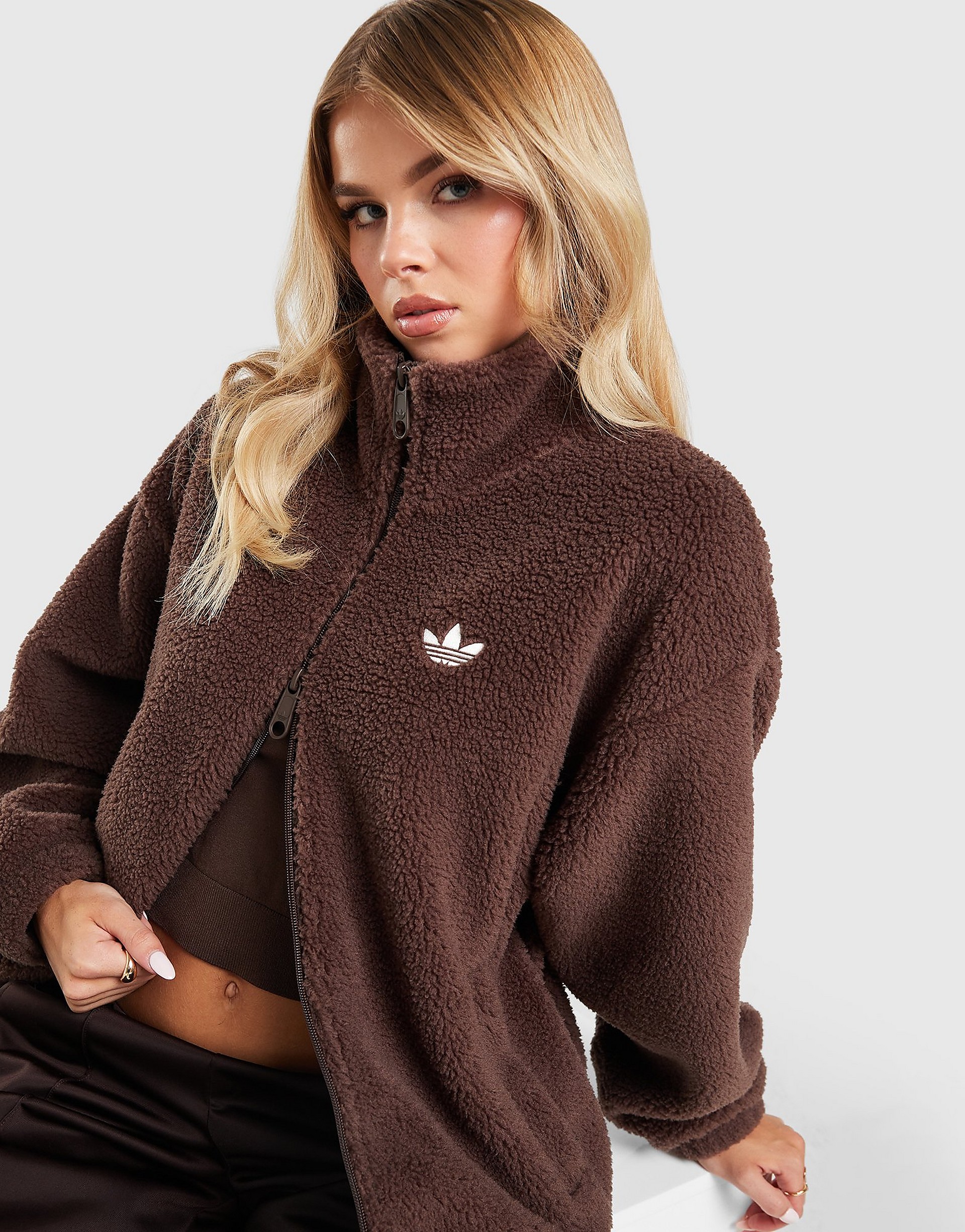 Adidas Originals Teddy Full Zip Jacket jackor dam