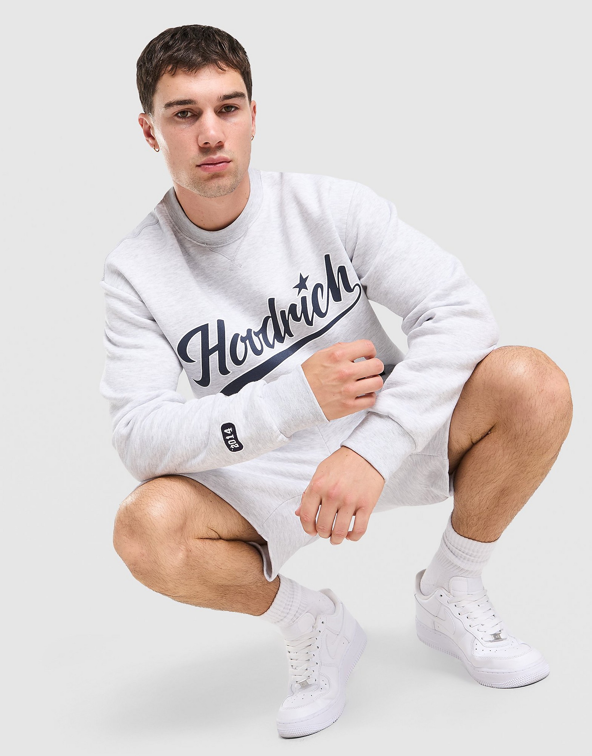 Hoodrich Script Crew Sweatshirt herr