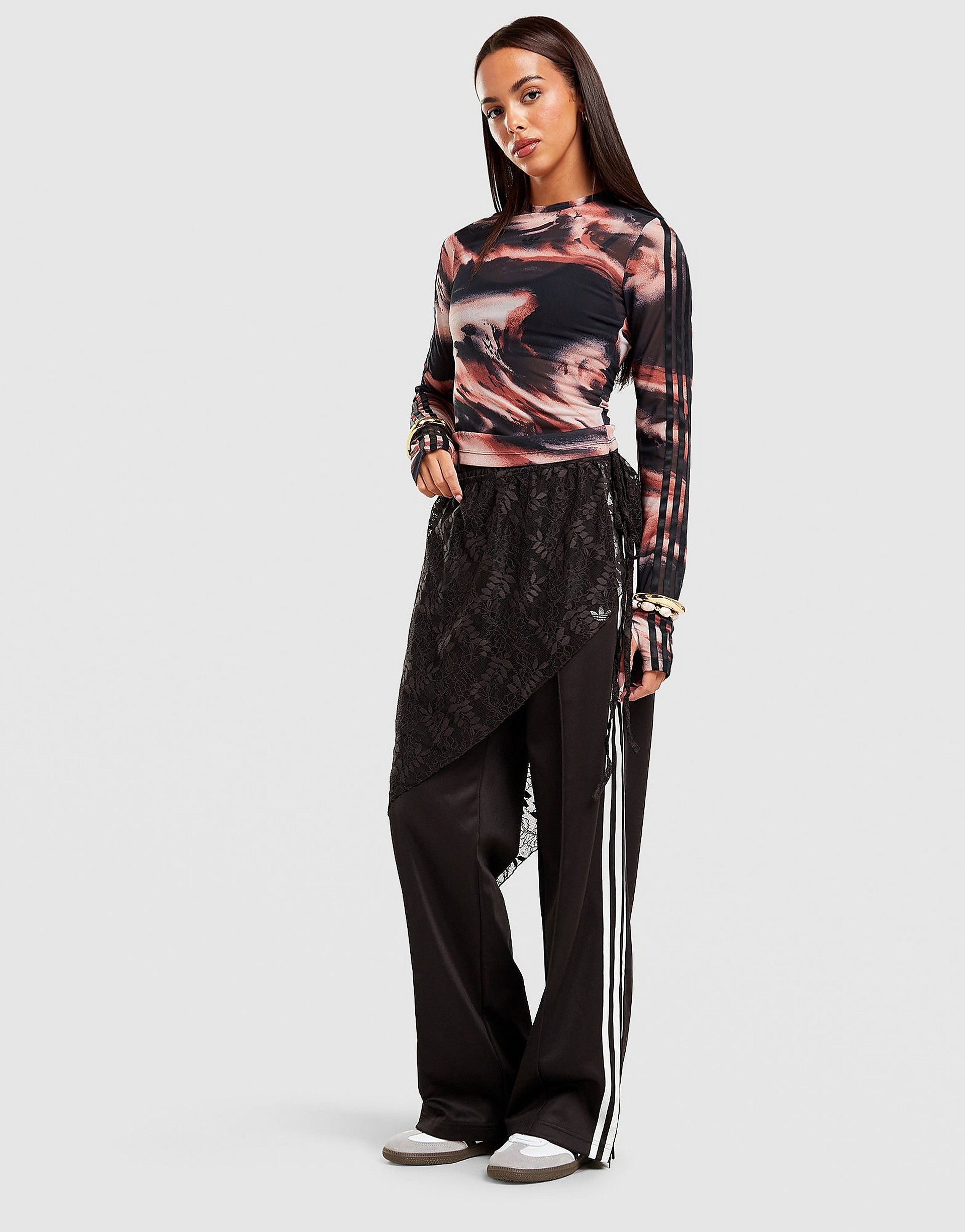 Adidas 2-i-1 Firebird Loose Träningsbyxor med spetskjol dam – bild 5