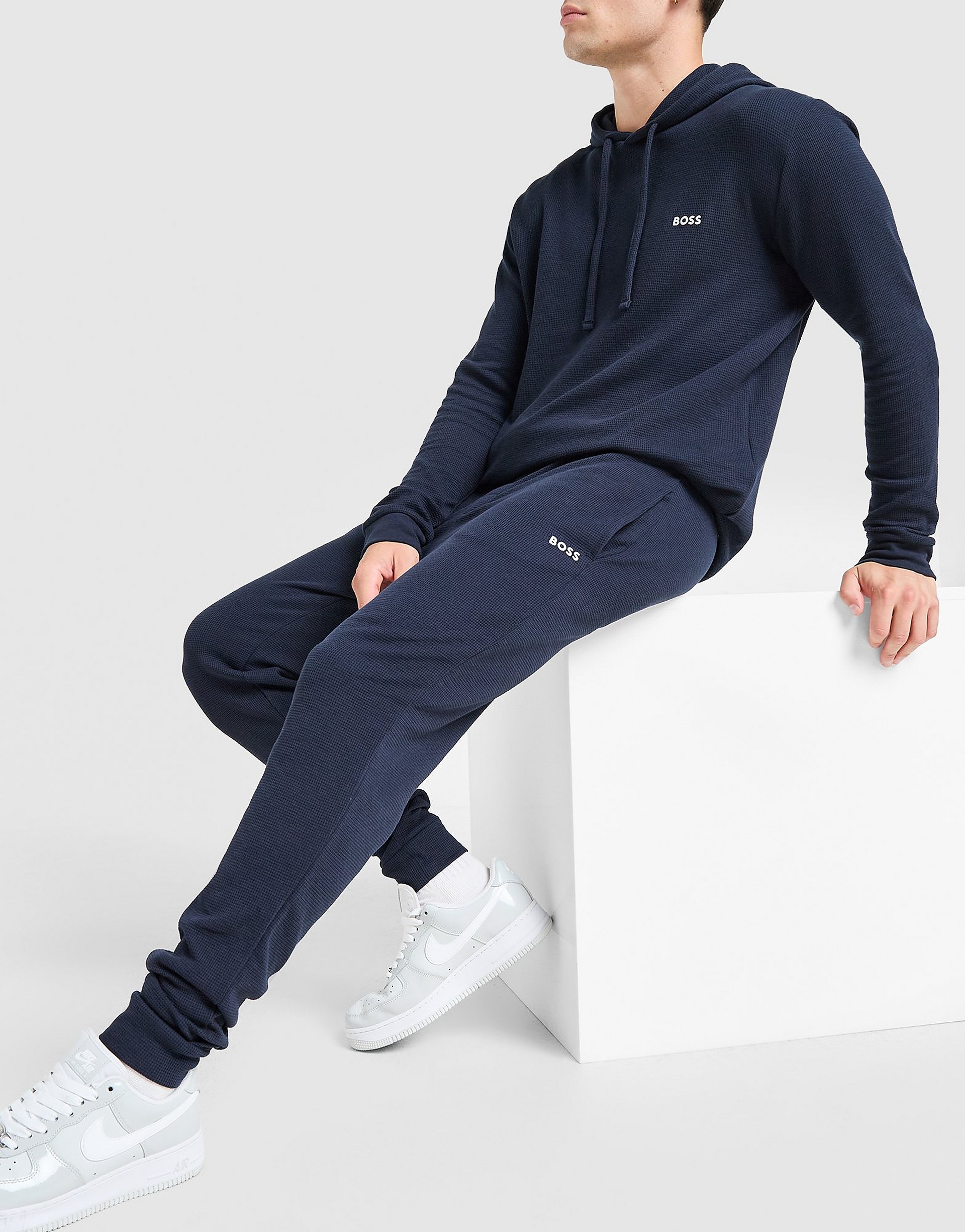 Boss Waffle Cuff Joggers byxor herr