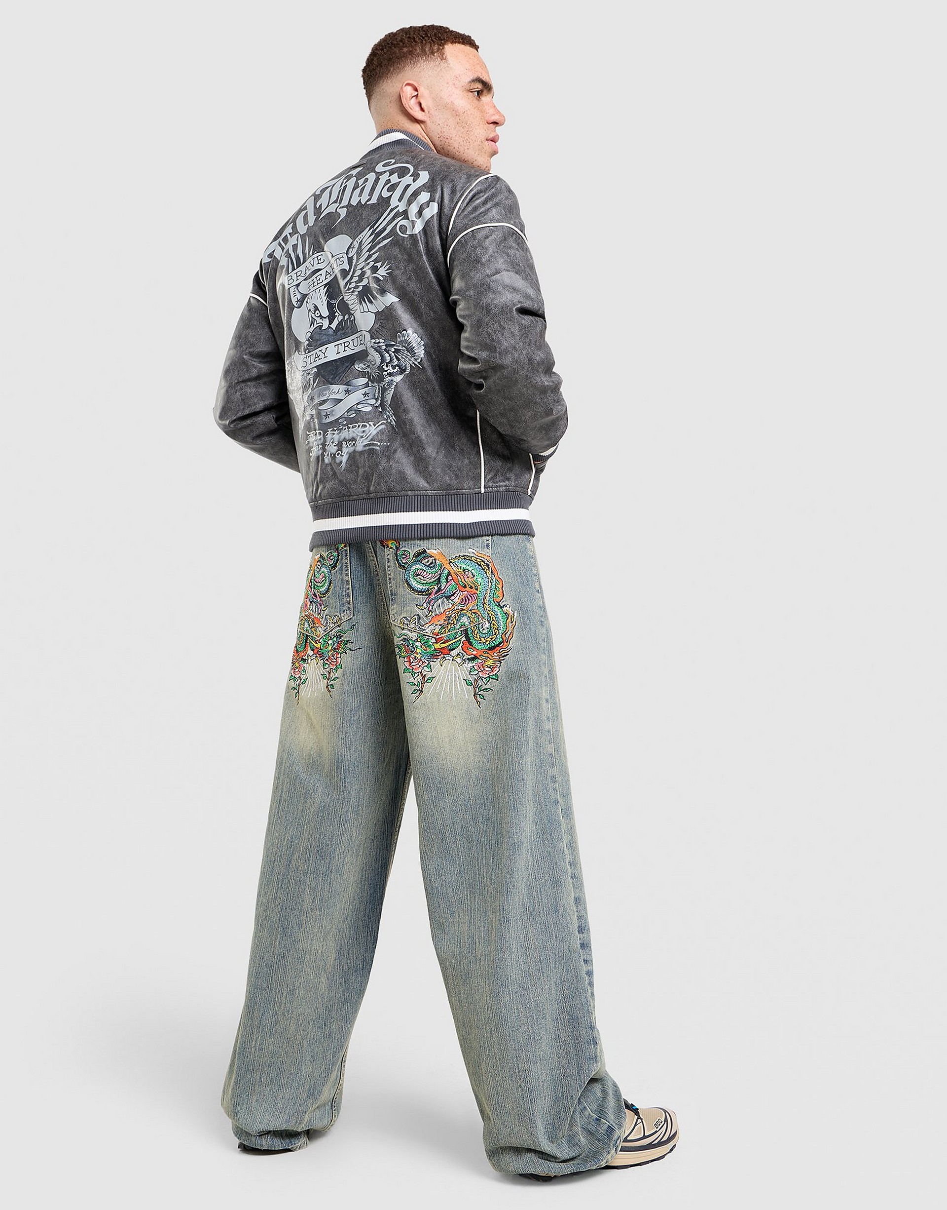 Ed Hardy Brave Eagle Bomber Jacket jackor herr