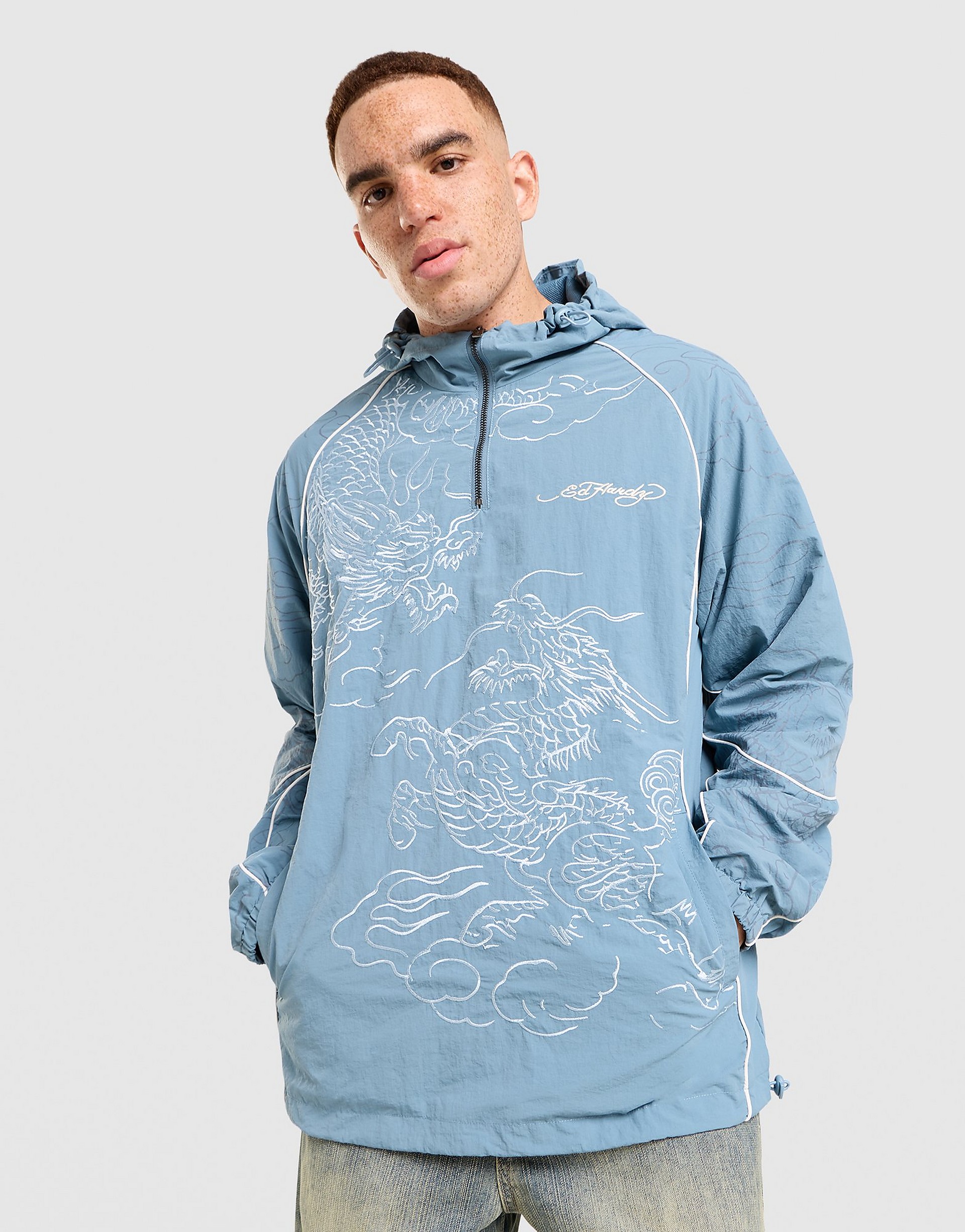 Ed Hardy Dragon Shell Jacket jackor herr