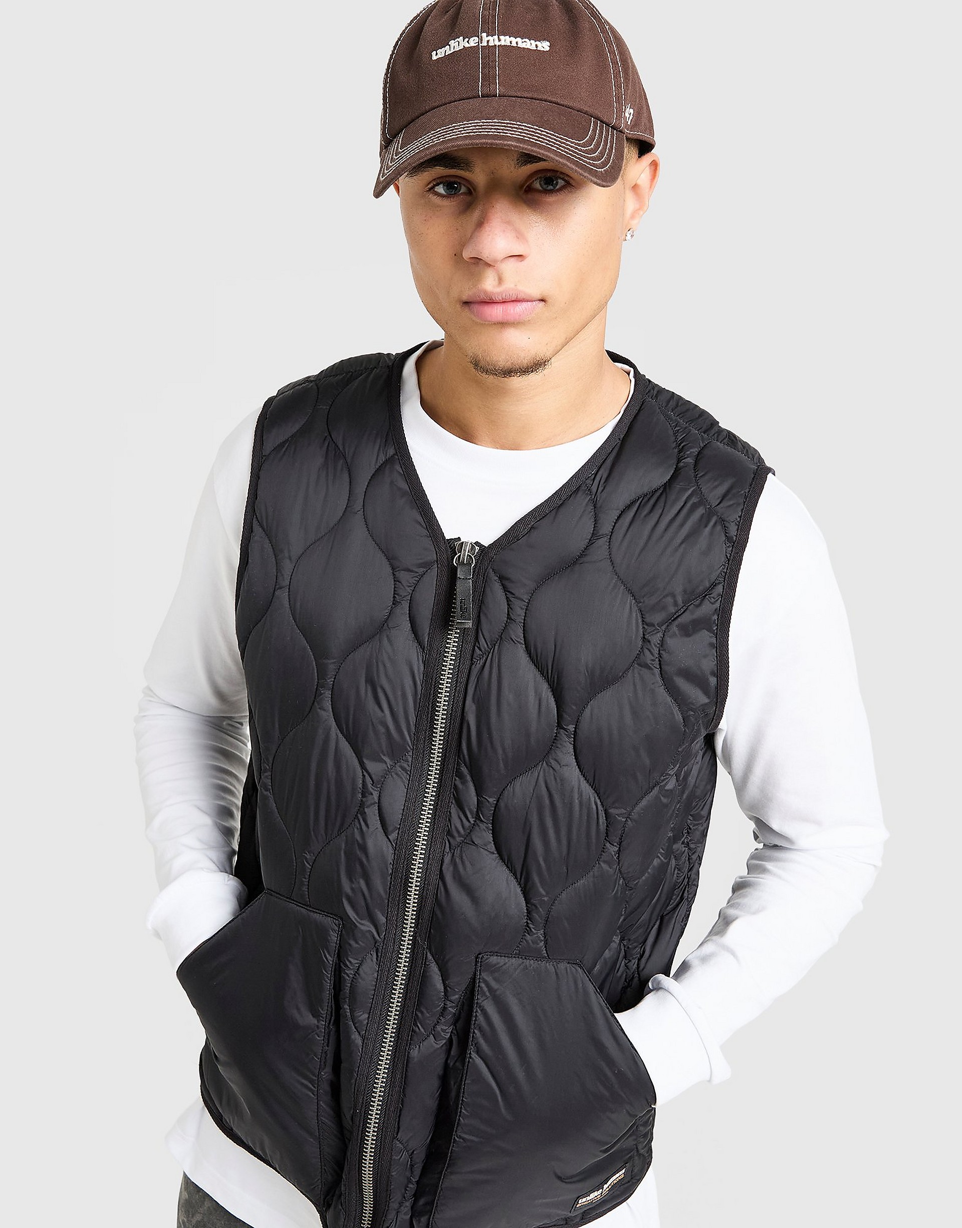 Unlike Humans Quilted Gilet västar herr