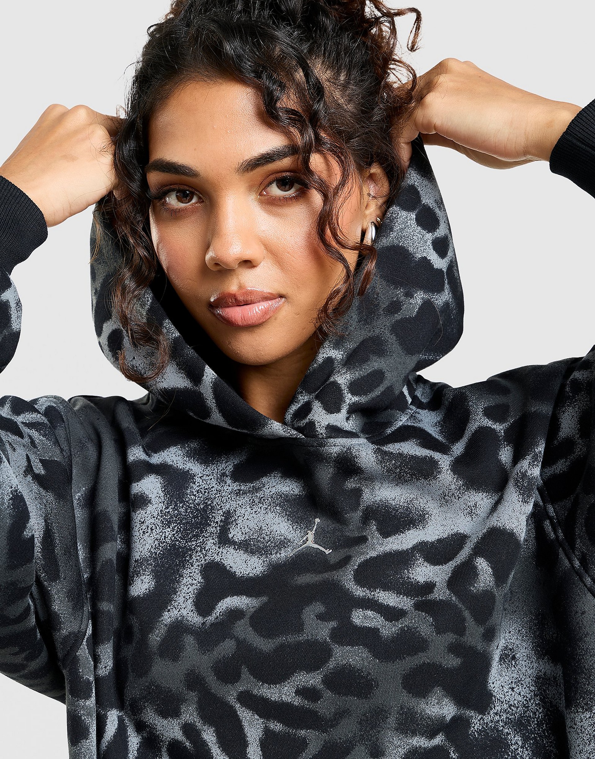 Jordan Brooklyn Leopard Hoodie dam
