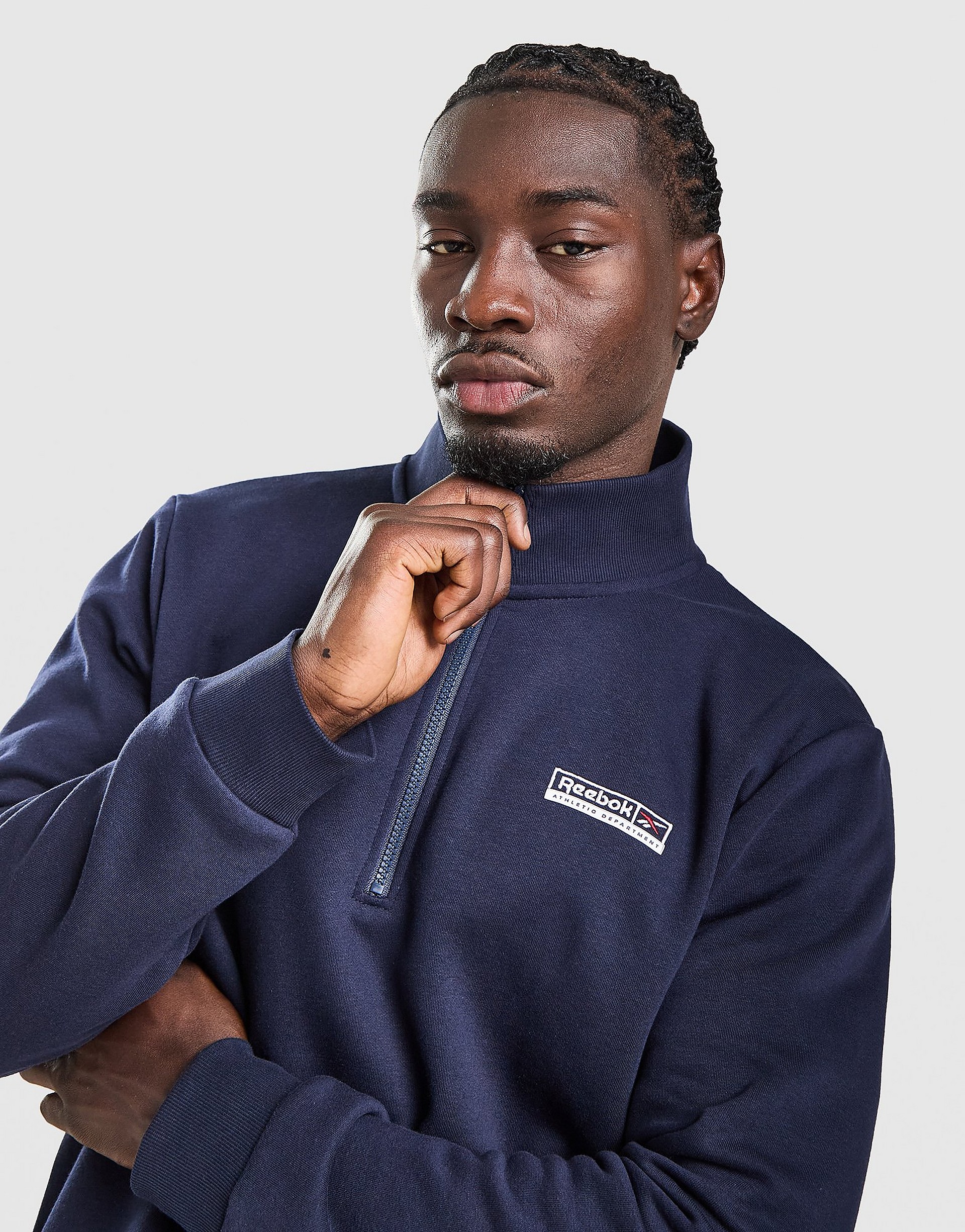 Reebok Athletic 1/4 Zip Sweatshirt herr