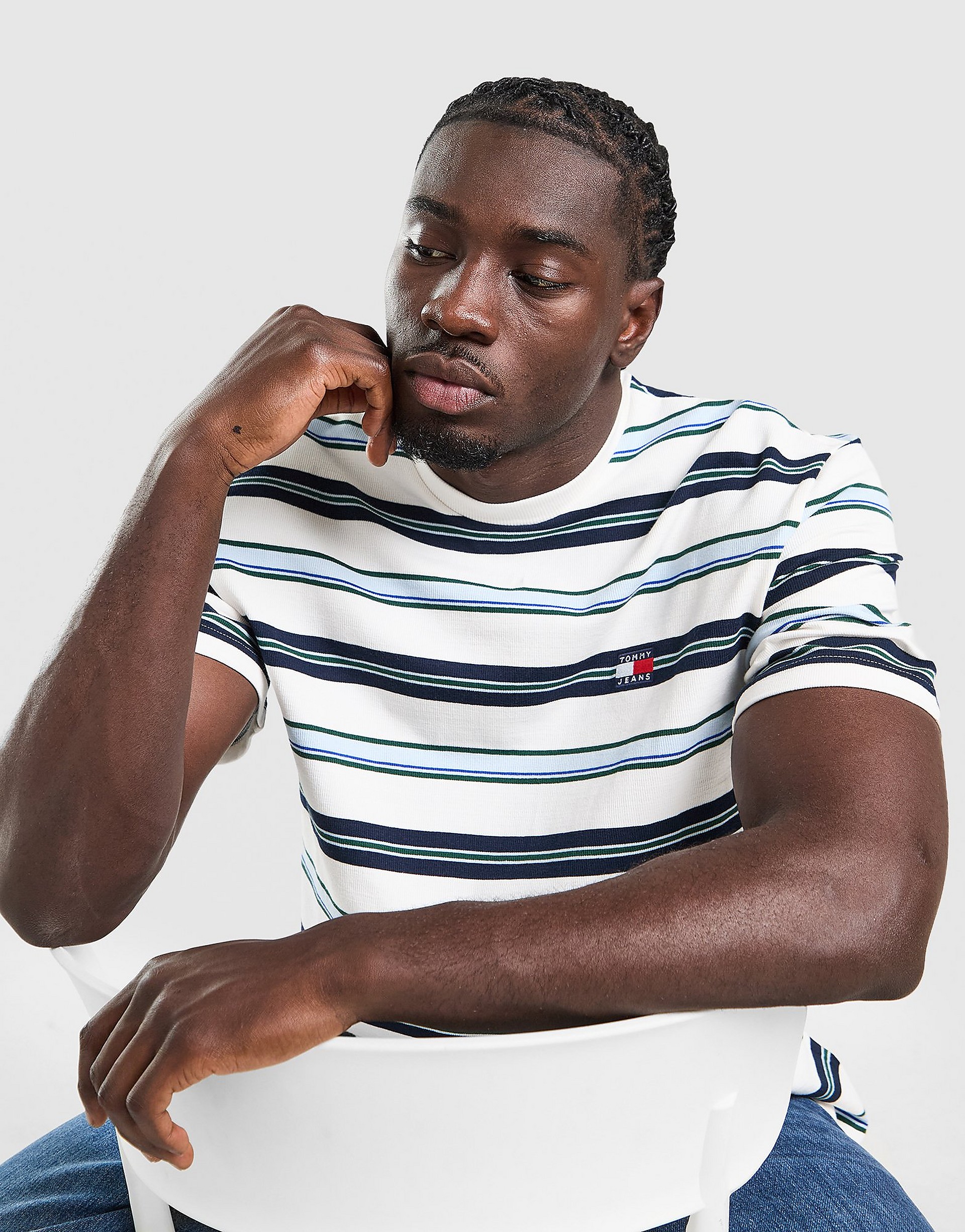 TOMMY JEANS 90s Stripe T-Shirt herr