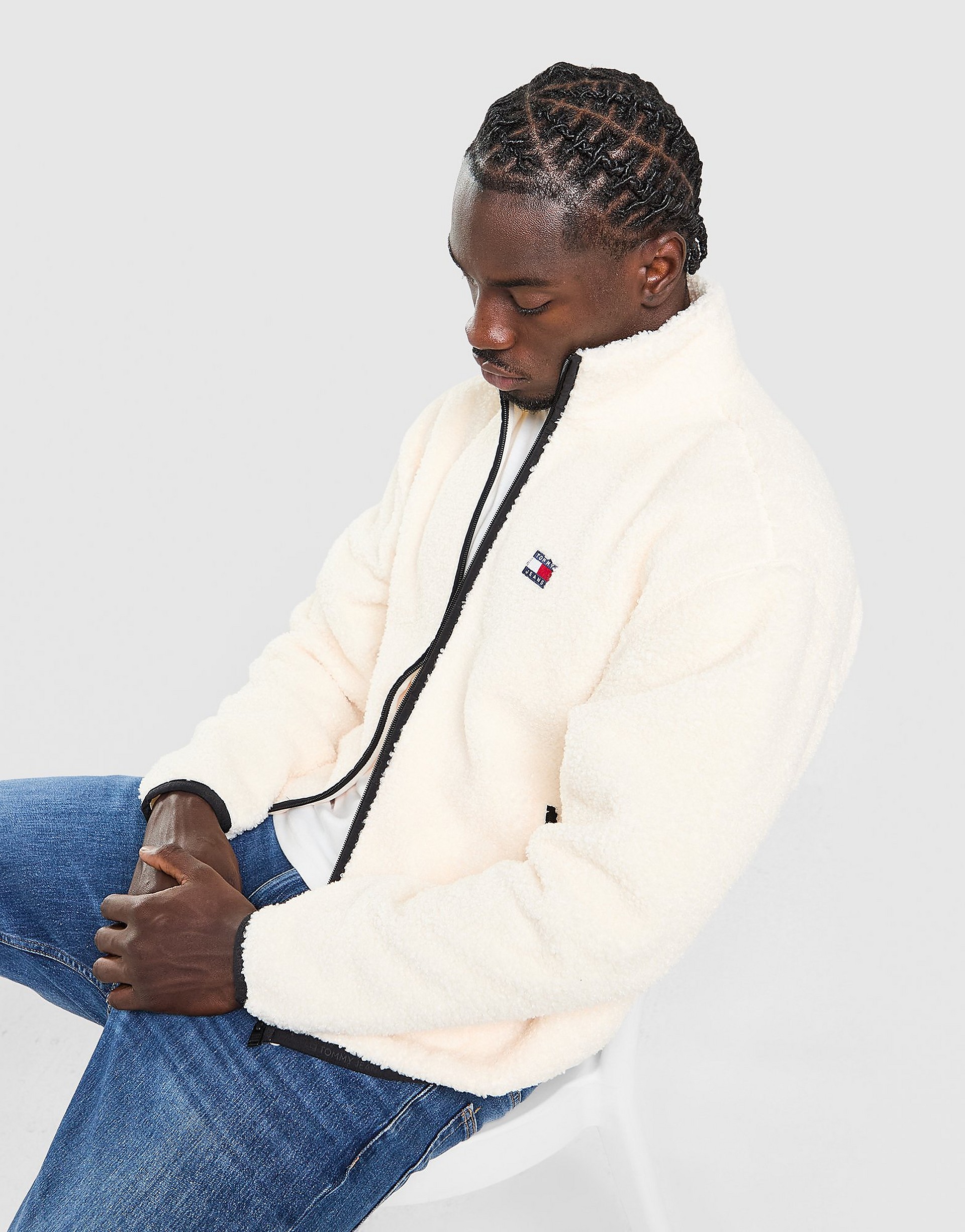 TOMMY JEANS Teddy Fleece Jacket jackor herr