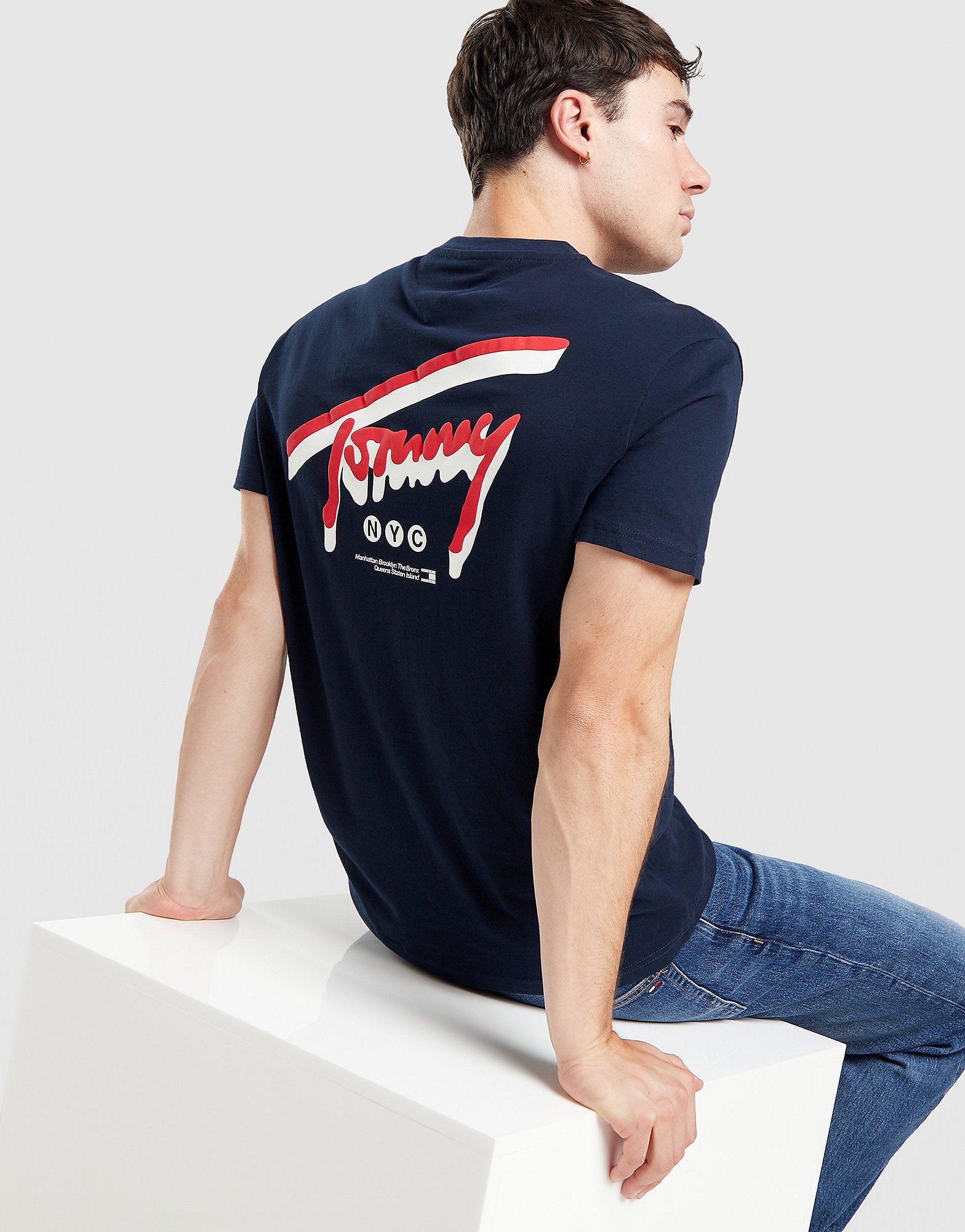 TOMMY JEANS Signature Back Graphic T-Shirt herr