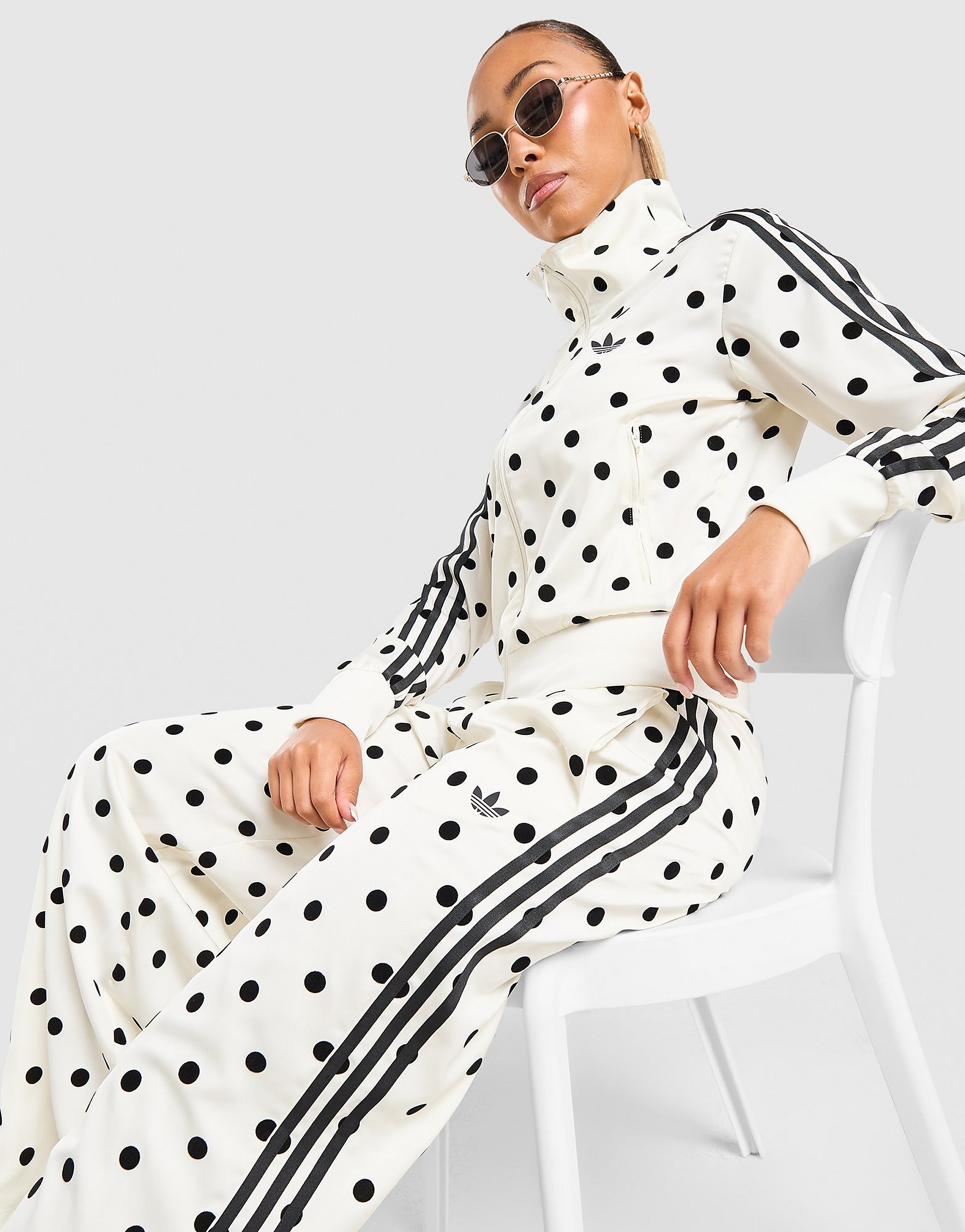 Adidas Originals Polka Dot Firebird Track Pants byxor dam