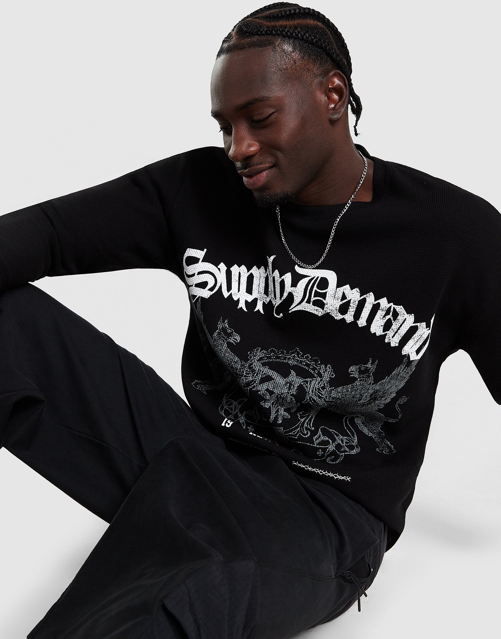 Supply & Demand Raptor Long Sleeve T-Shirt herr
