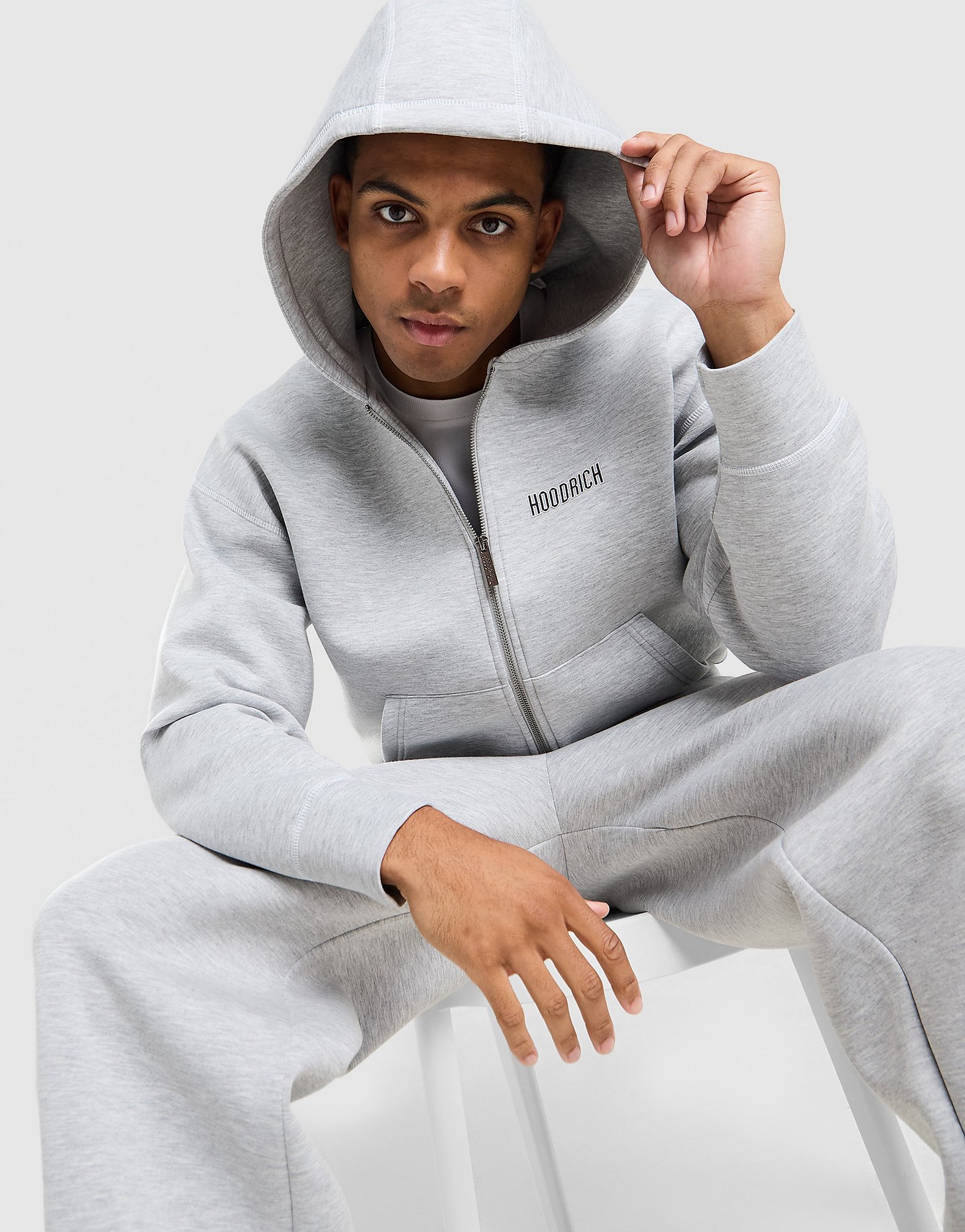 Hoodrich Contrast Full Zip Hoodie herr